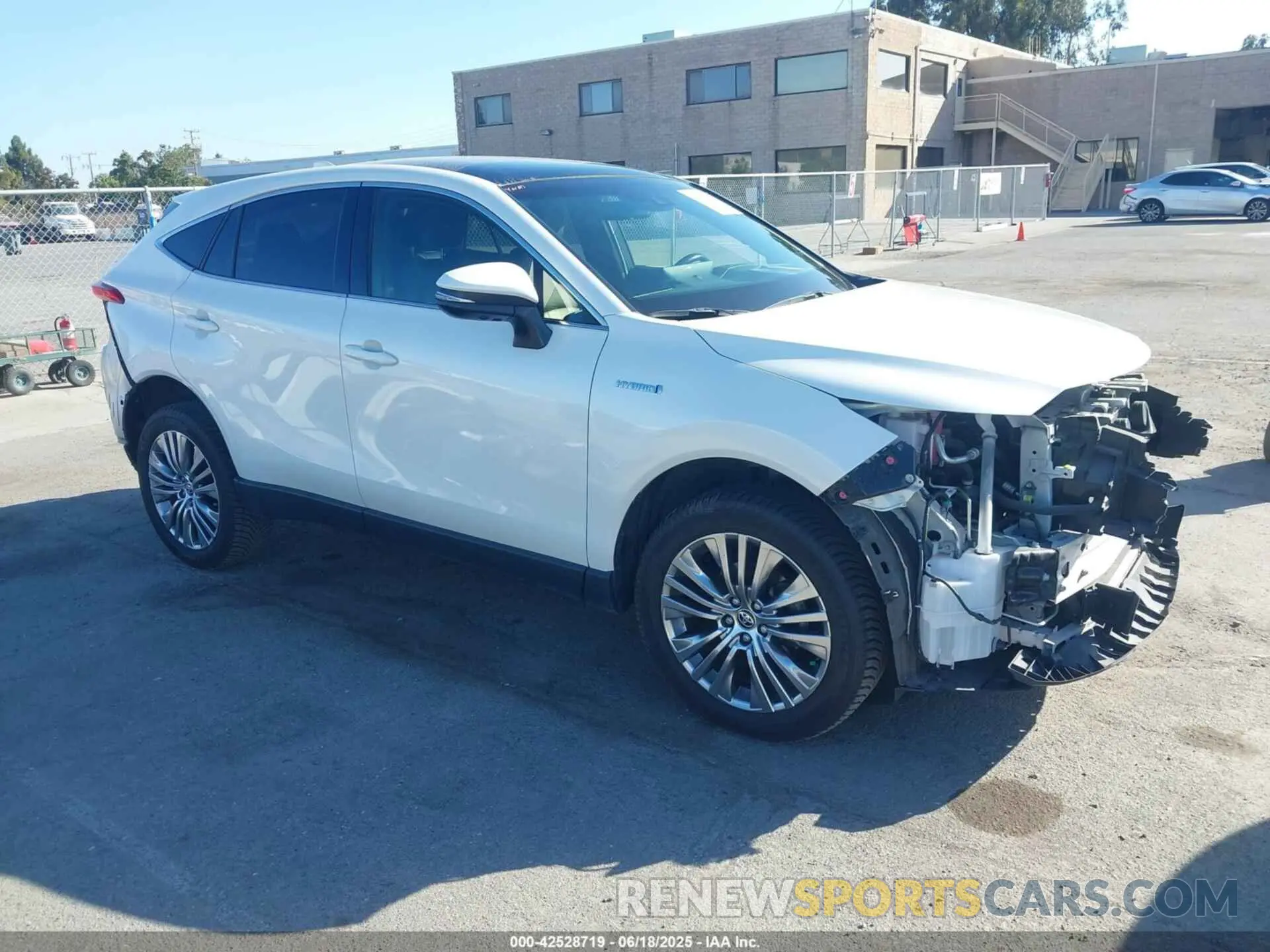 1 Photograph of a damaged car JTEAAAAHXMJ048998 TOYOTA VENZA 2021