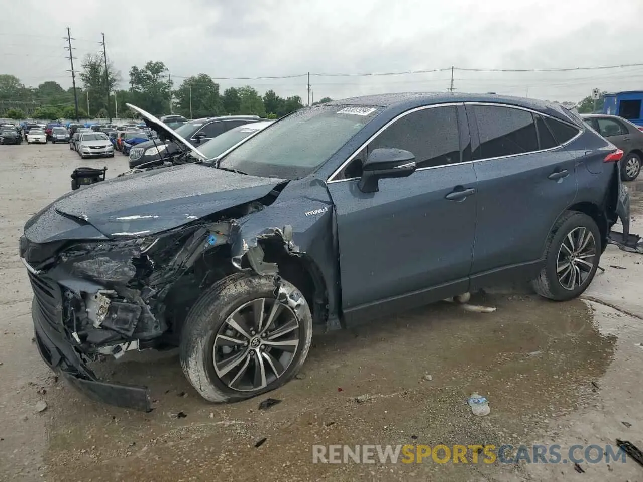 1 Photograph of a damaged car JTEAAAAHXMJ053957 TOYOTA VENZA 2021