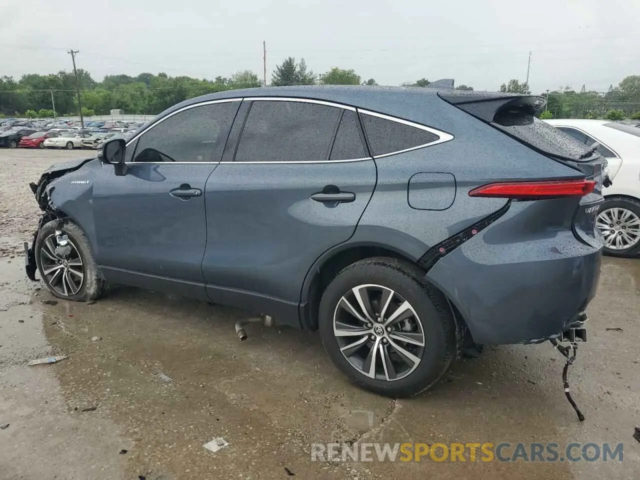 2 Photograph of a damaged car JTEAAAAHXMJ053957 TOYOTA VENZA 2021