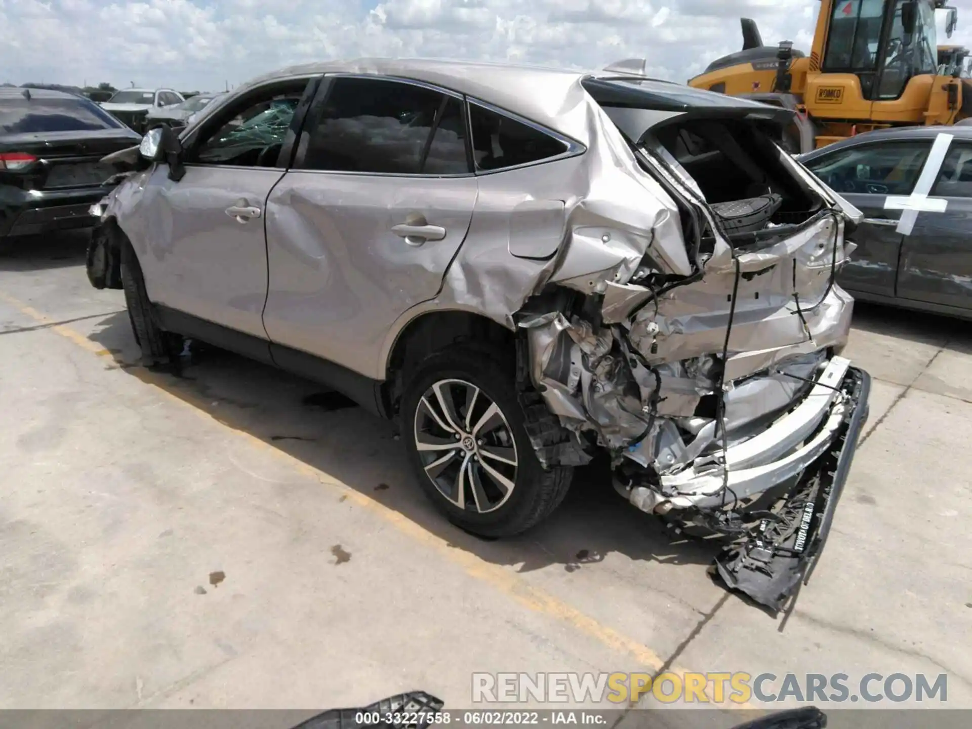 3 Photograph of a damaged car JTEAAAAHXMJ062674 TOYOTA VENZA 2021