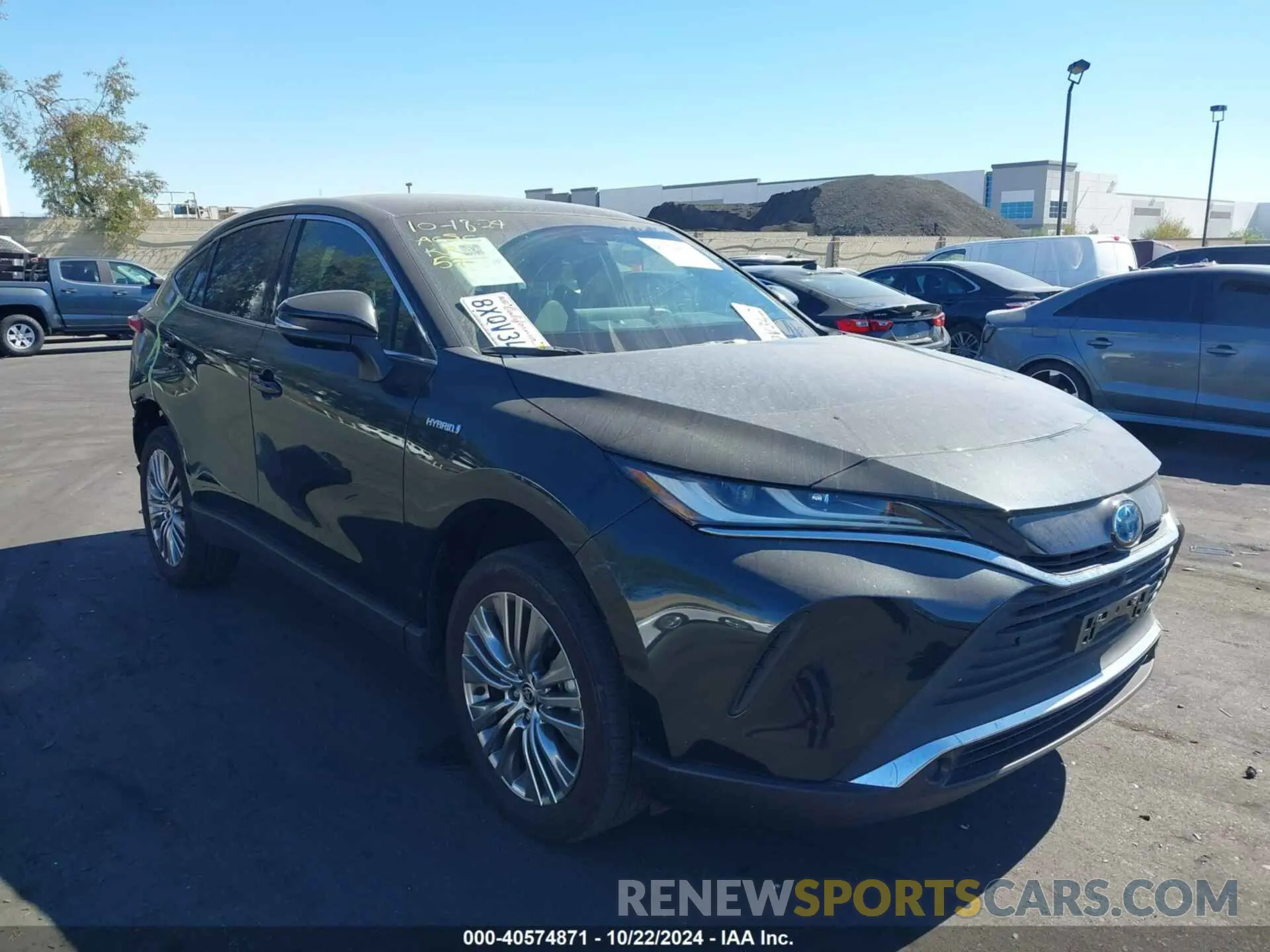 1 Photograph of a damaged car JTEAAAAHXMJ066353 TOYOTA VENZA 2021