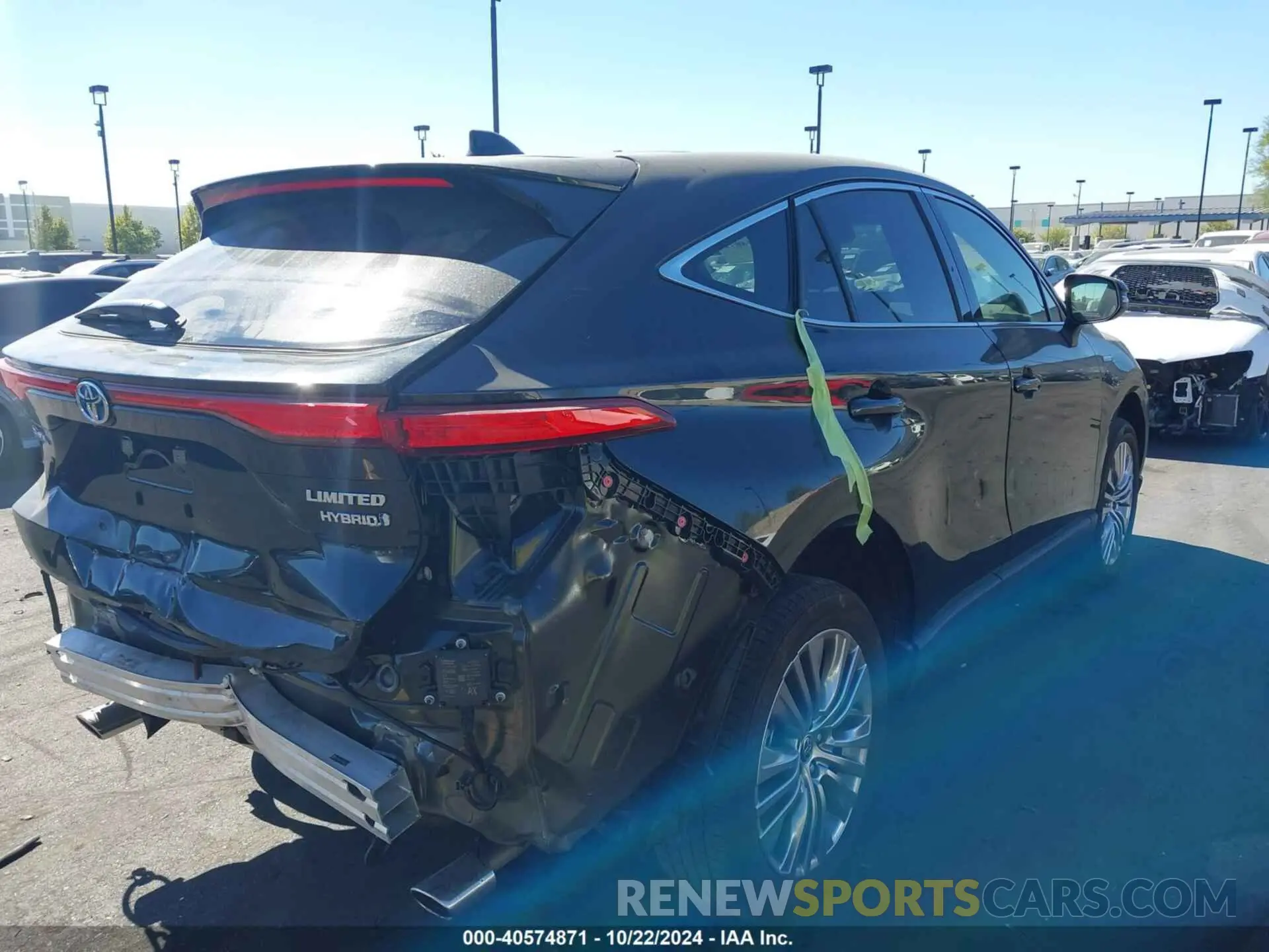 4 Photograph of a damaged car JTEAAAAHXMJ066353 TOYOTA VENZA 2021