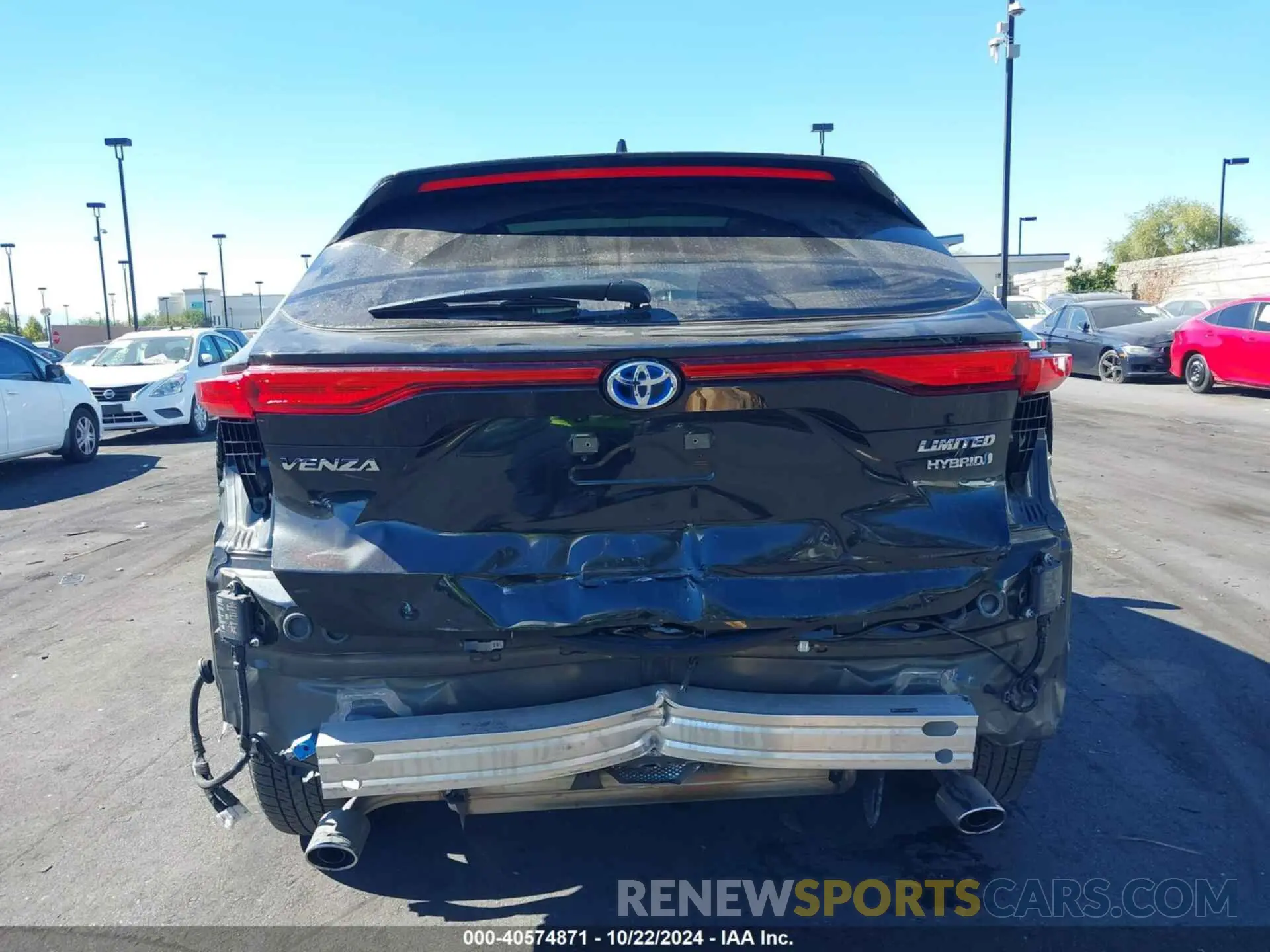 6 Photograph of a damaged car JTEAAAAHXMJ066353 TOYOTA VENZA 2021