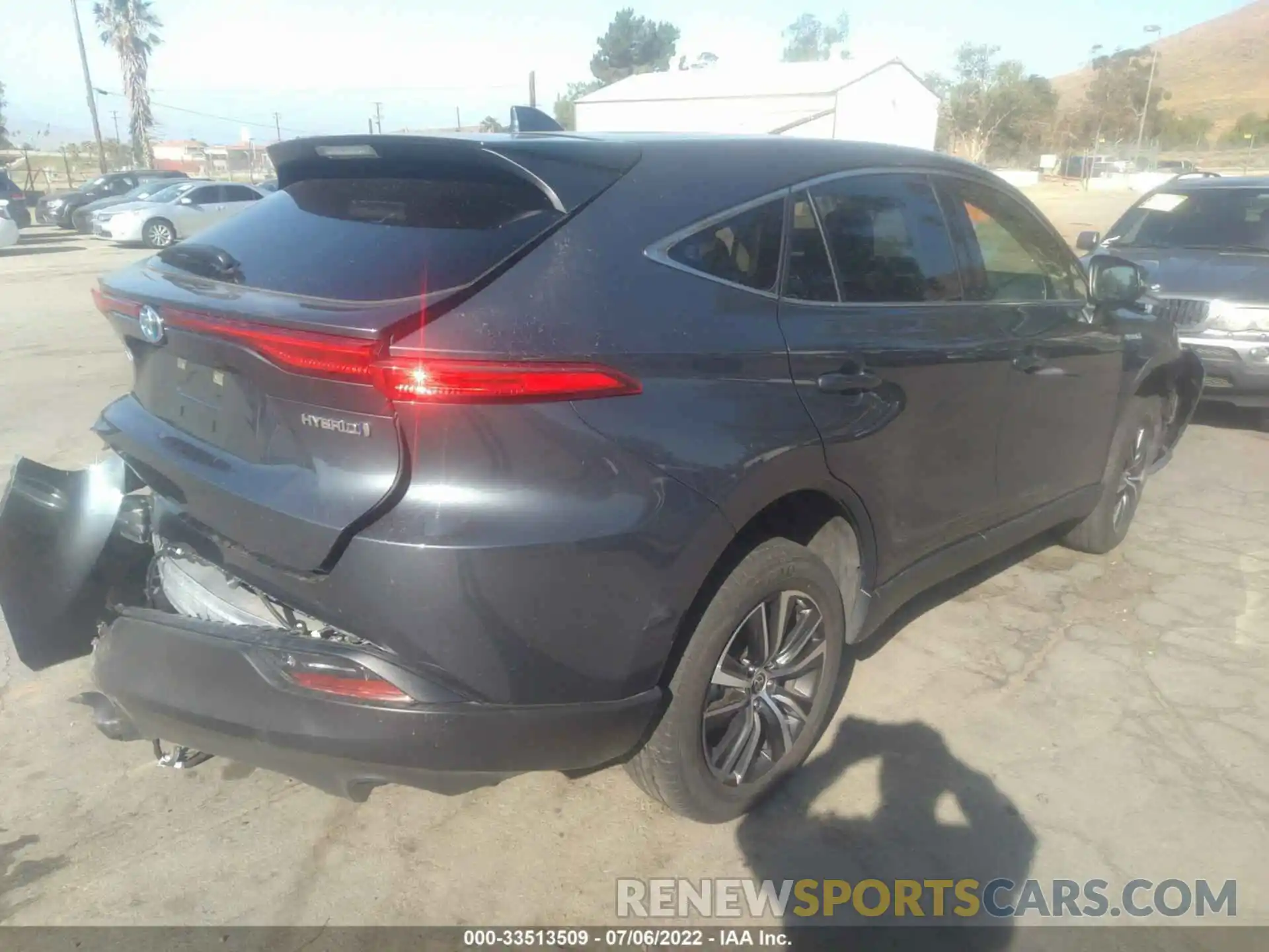 4 Photograph of a damaged car JTEAAAAHXMJ075716 TOYOTA VENZA 2021