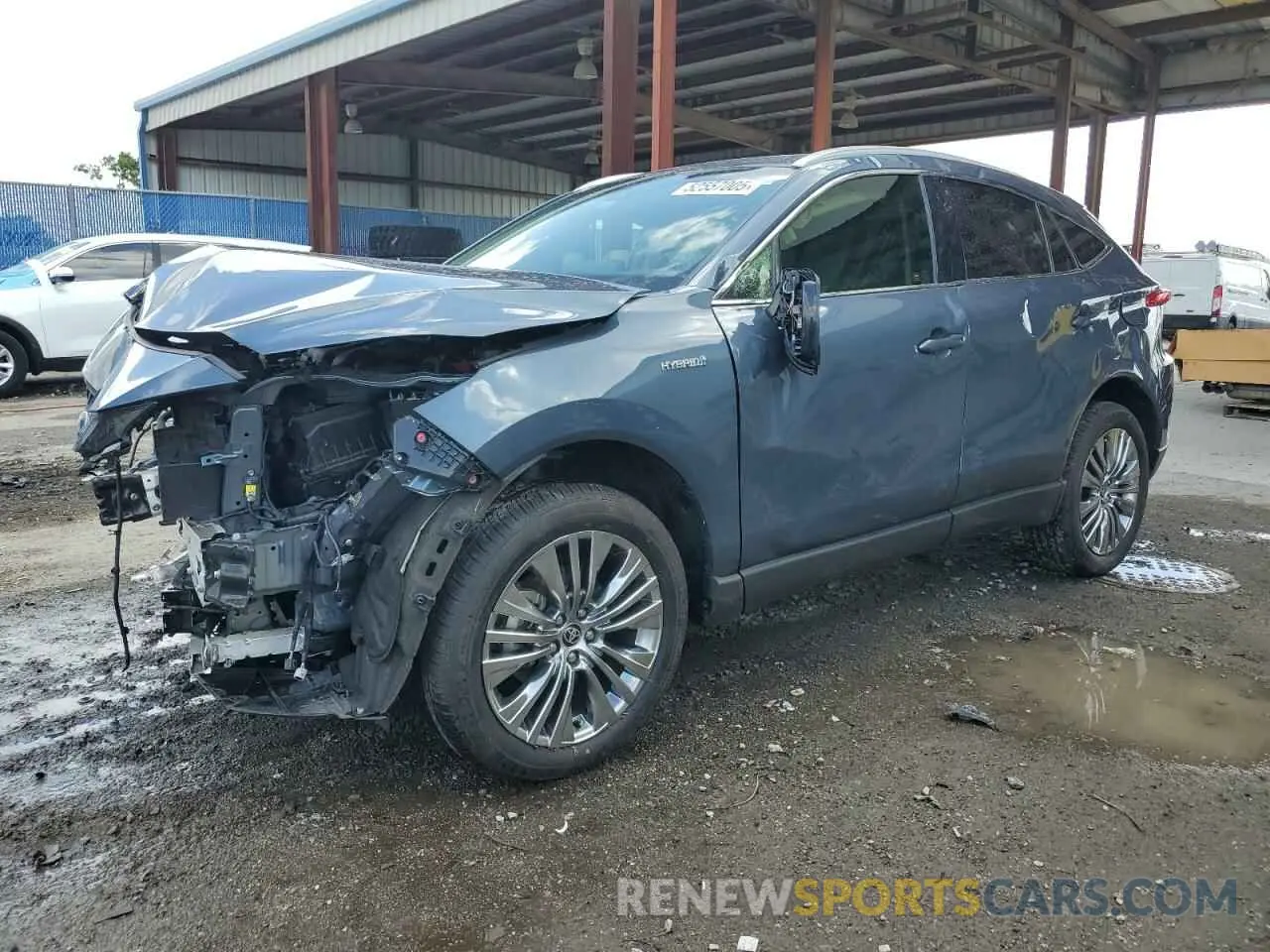 1 Photograph of a damaged car JTEAAAAHXMJ076381 TOYOTA VENZA 2021