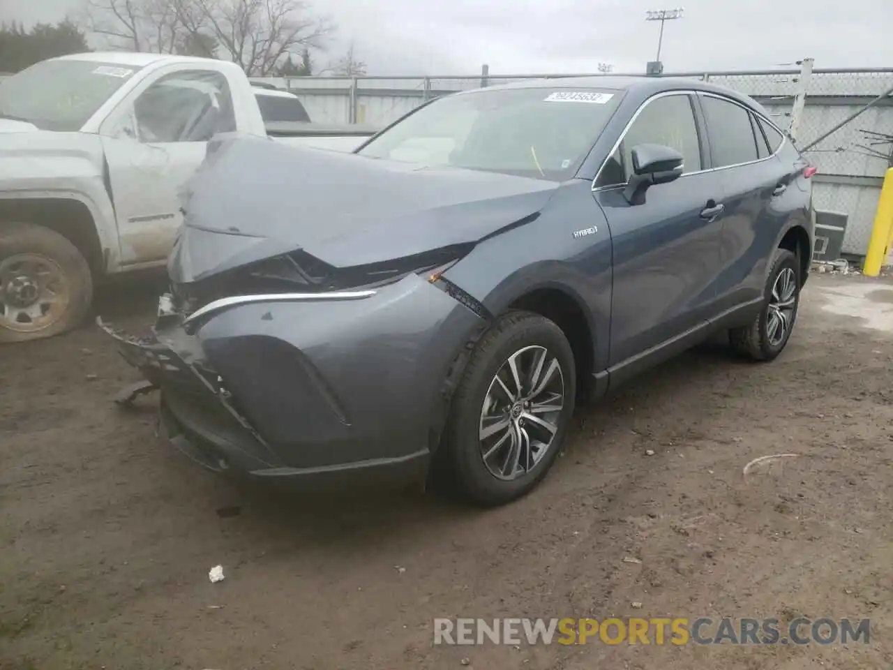 2 Photograph of a damaged car JTEAAAAHXMJ081113 TOYOTA VENZA 2021