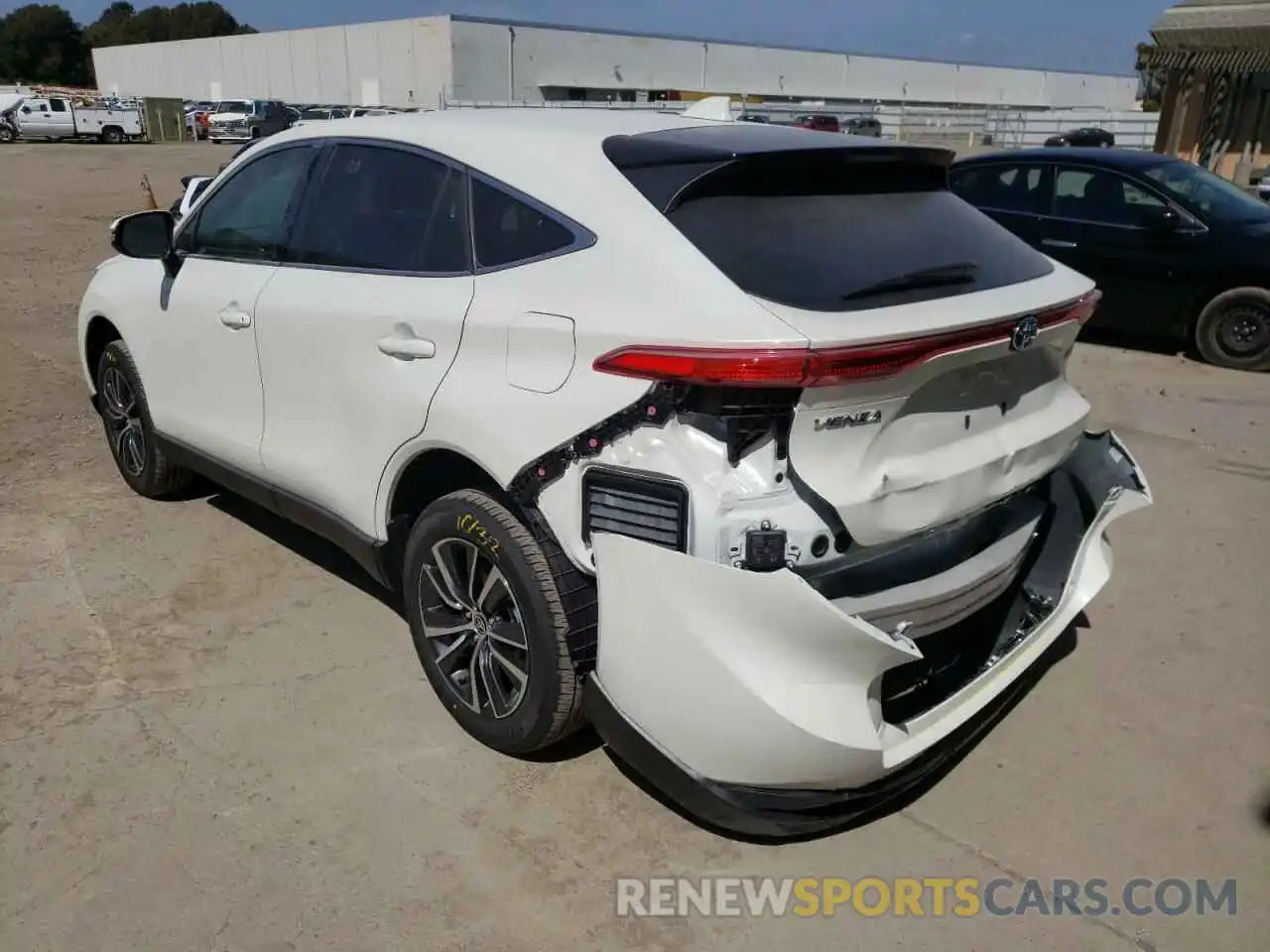 3 Photograph of a damaged car JTEAAAAH0NJ093188 TOYOTA VENZA 2022