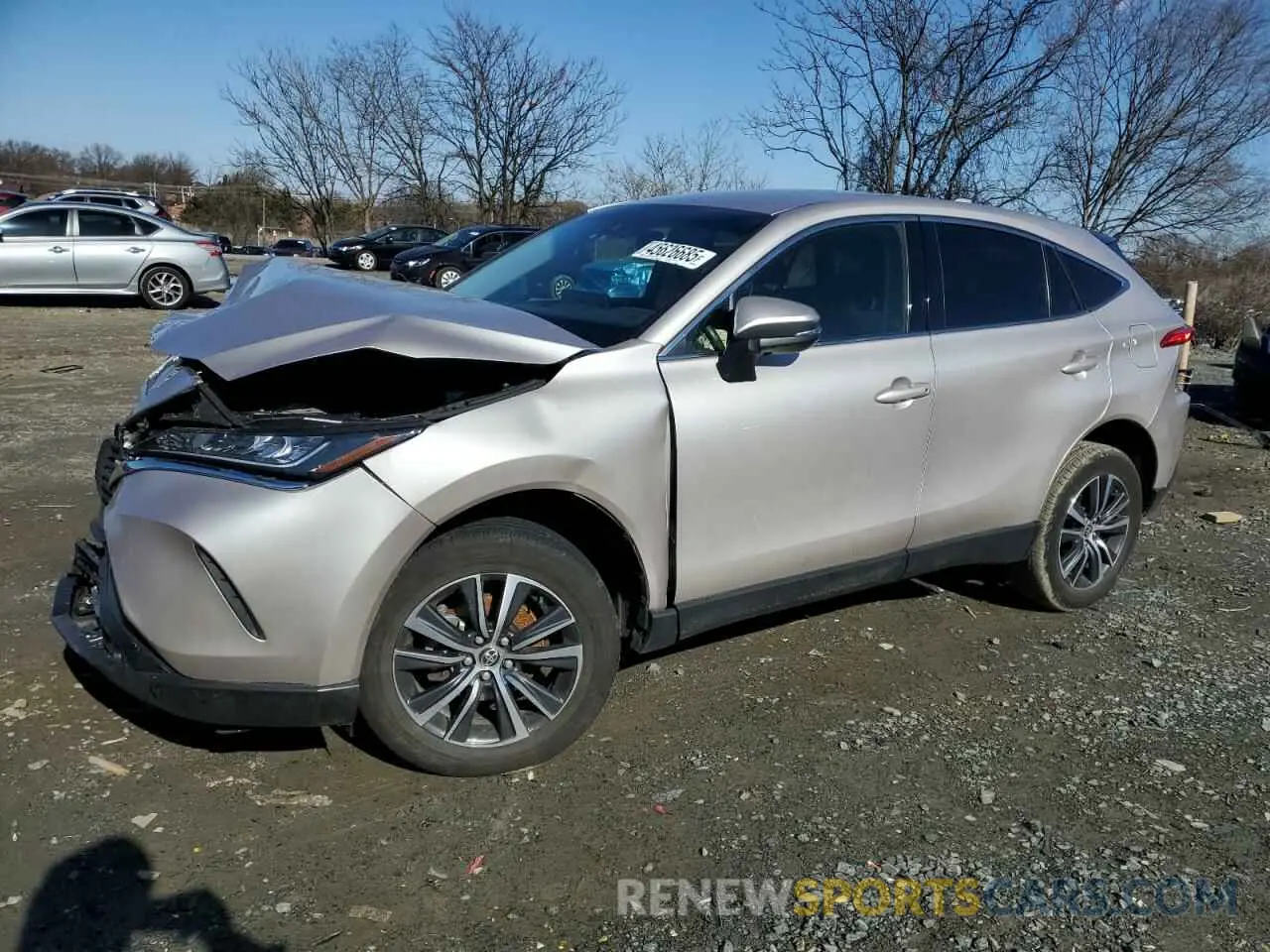 1 Photograph of a damaged car JTEAAAAH0NJ106277 TOYOTA VENZA 2022