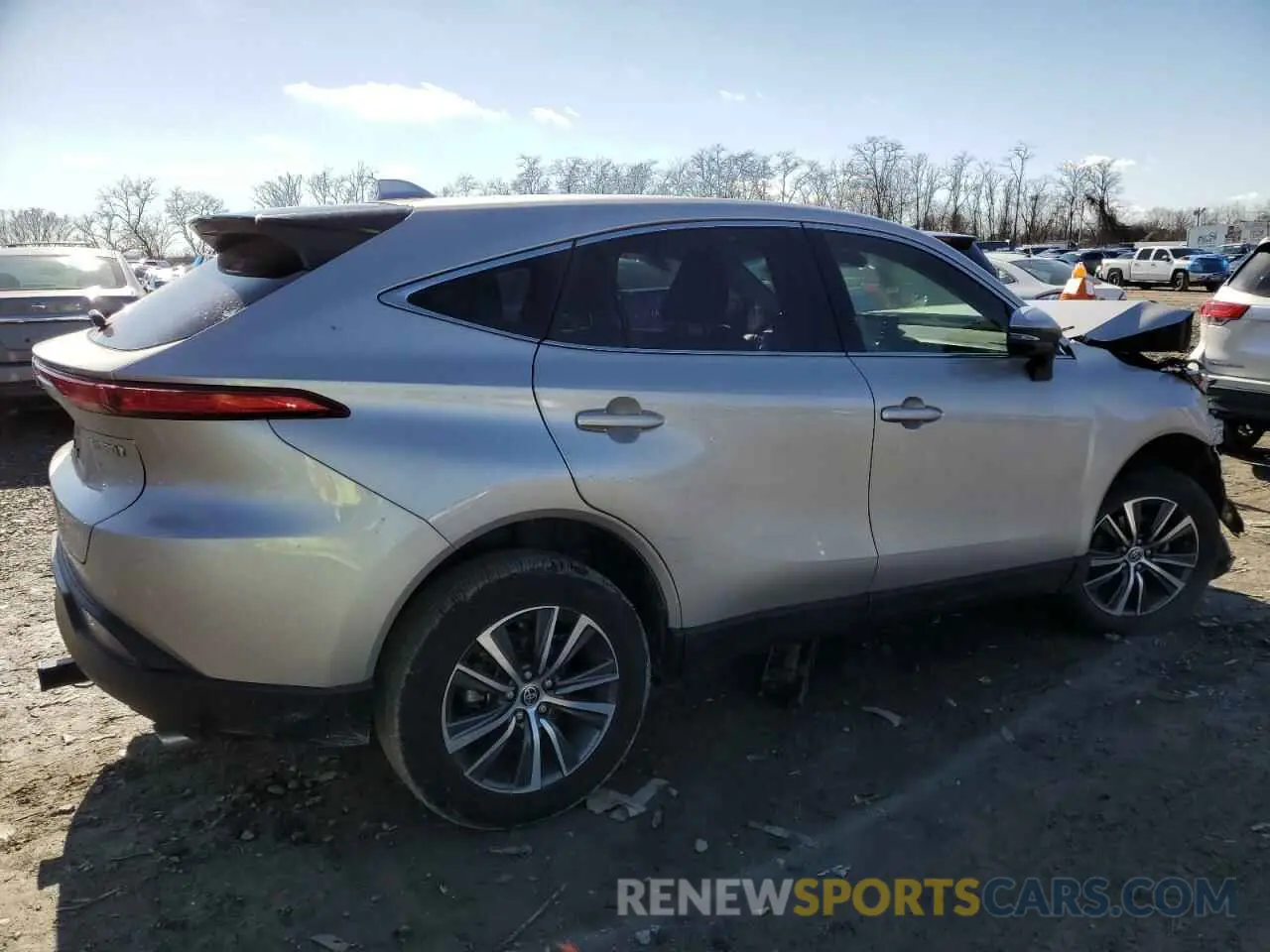 3 Photograph of a damaged car JTEAAAAH0NJ106277 TOYOTA VENZA 2022