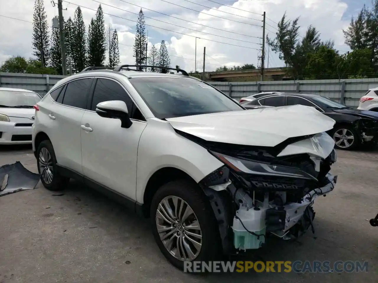 1 Photograph of a damaged car JTEAAAAH1NJ087402 TOYOTA VENZA 2022