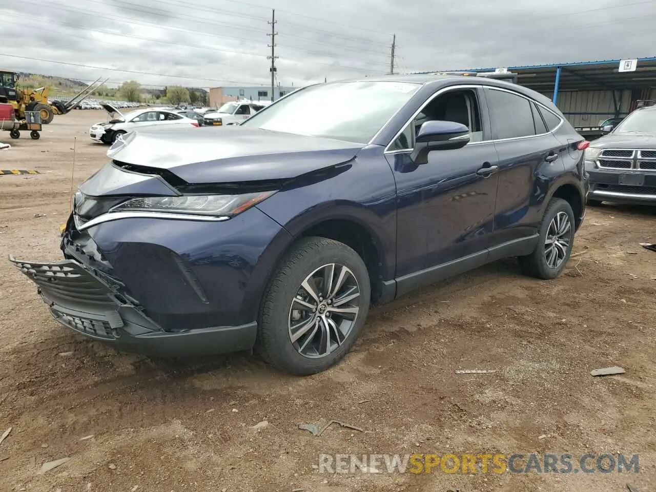 1 Photograph of a damaged car JTEAAAAH1NJ090395 TOYOTA VENZA 2022