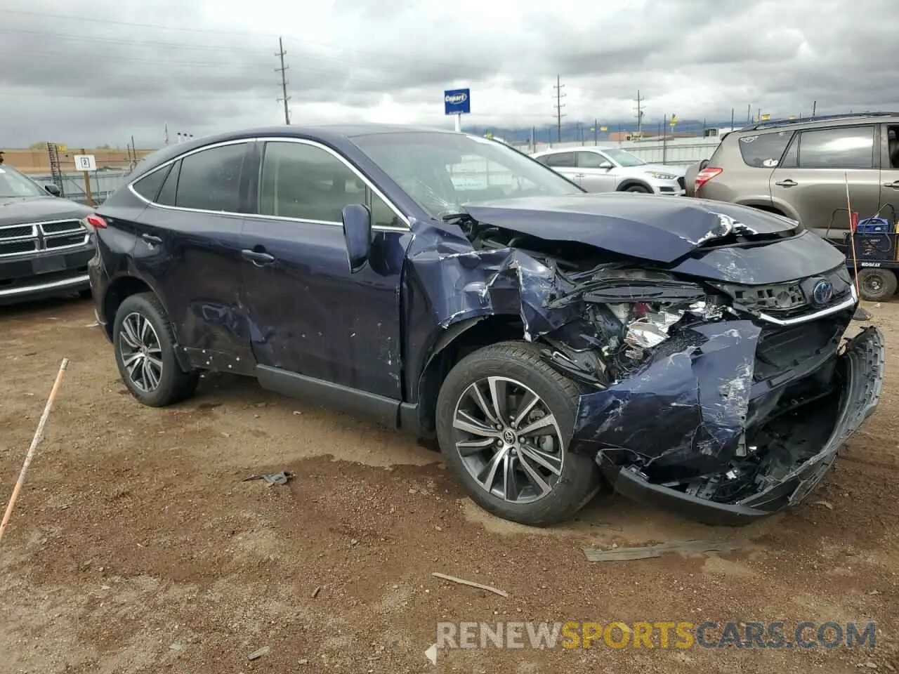 4 Photograph of a damaged car JTEAAAAH1NJ090395 TOYOTA VENZA 2022