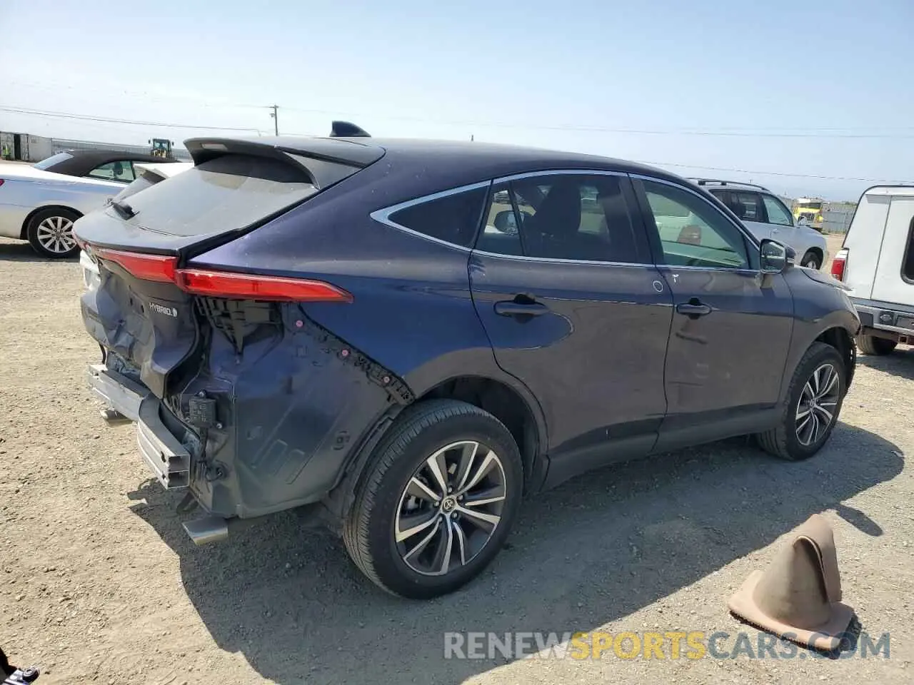 3 Photograph of a damaged car JTEAAAAH1NJ104604 TOYOTA VENZA 2022