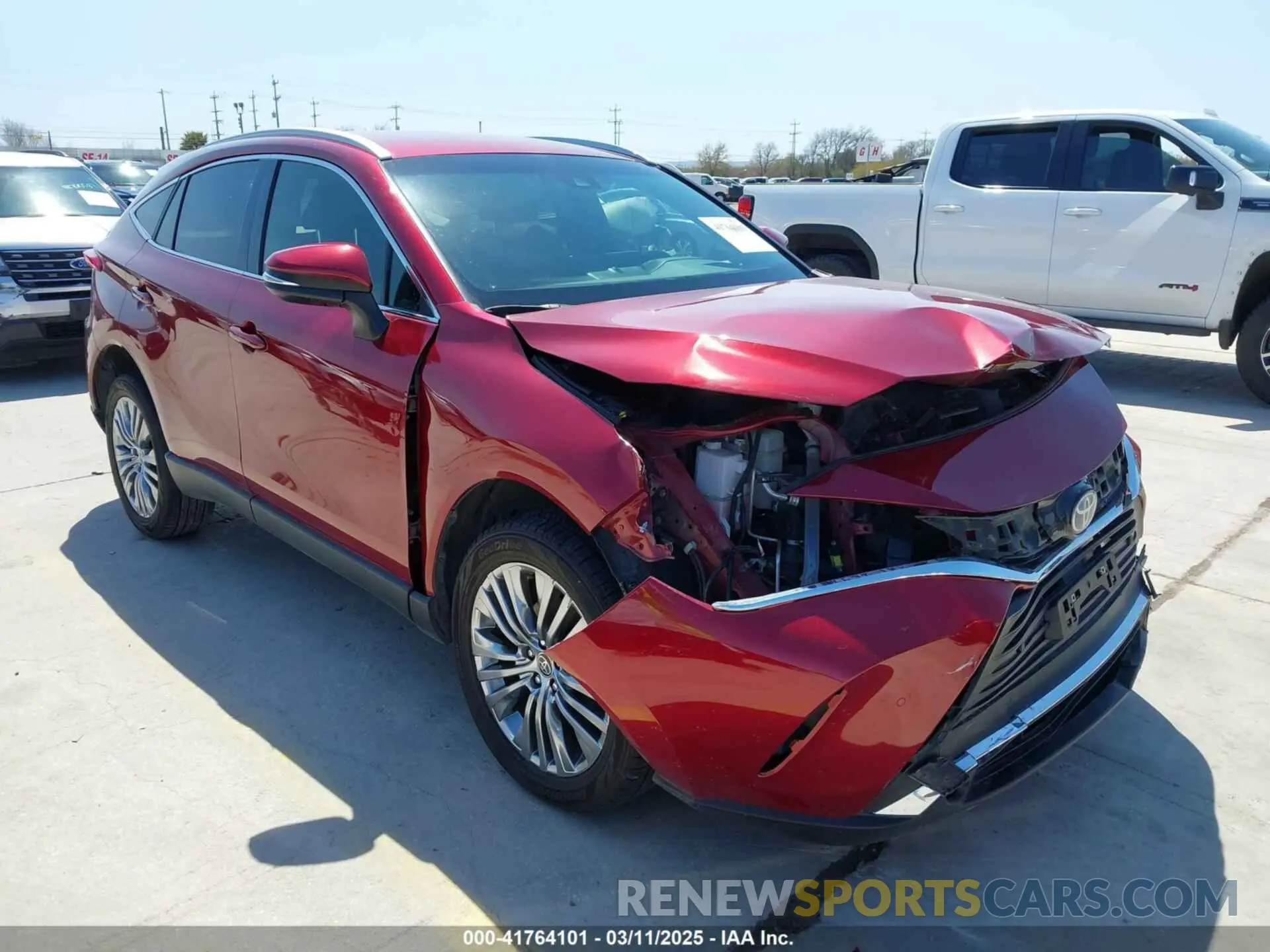 1 Photograph of a damaged car JTEAAAAH1NJ106479 TOYOTA VENZA 2022