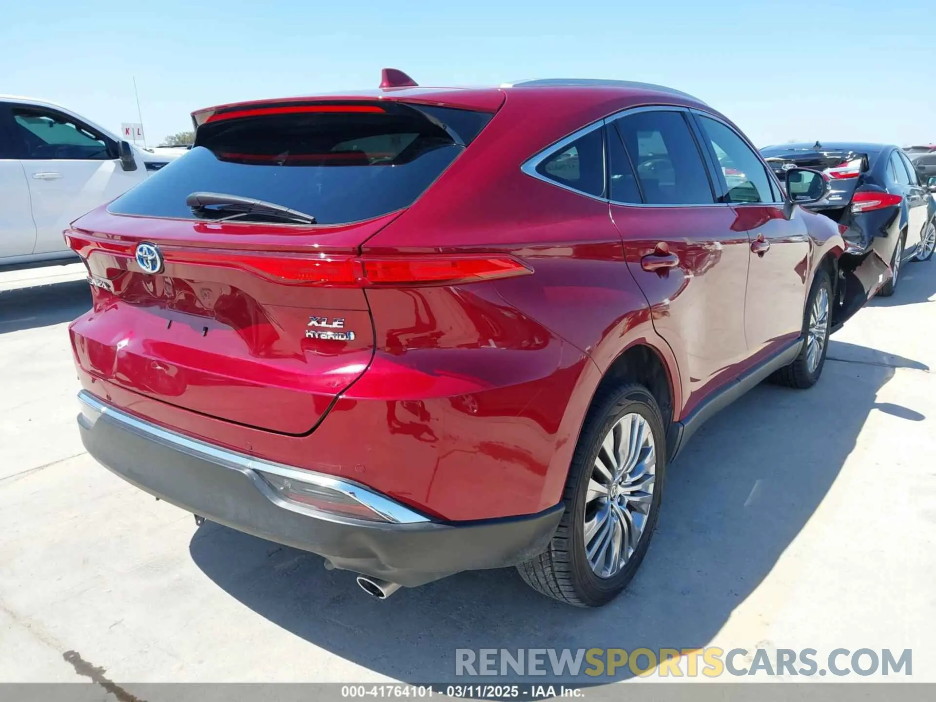 4 Photograph of a damaged car JTEAAAAH1NJ106479 TOYOTA VENZA 2022