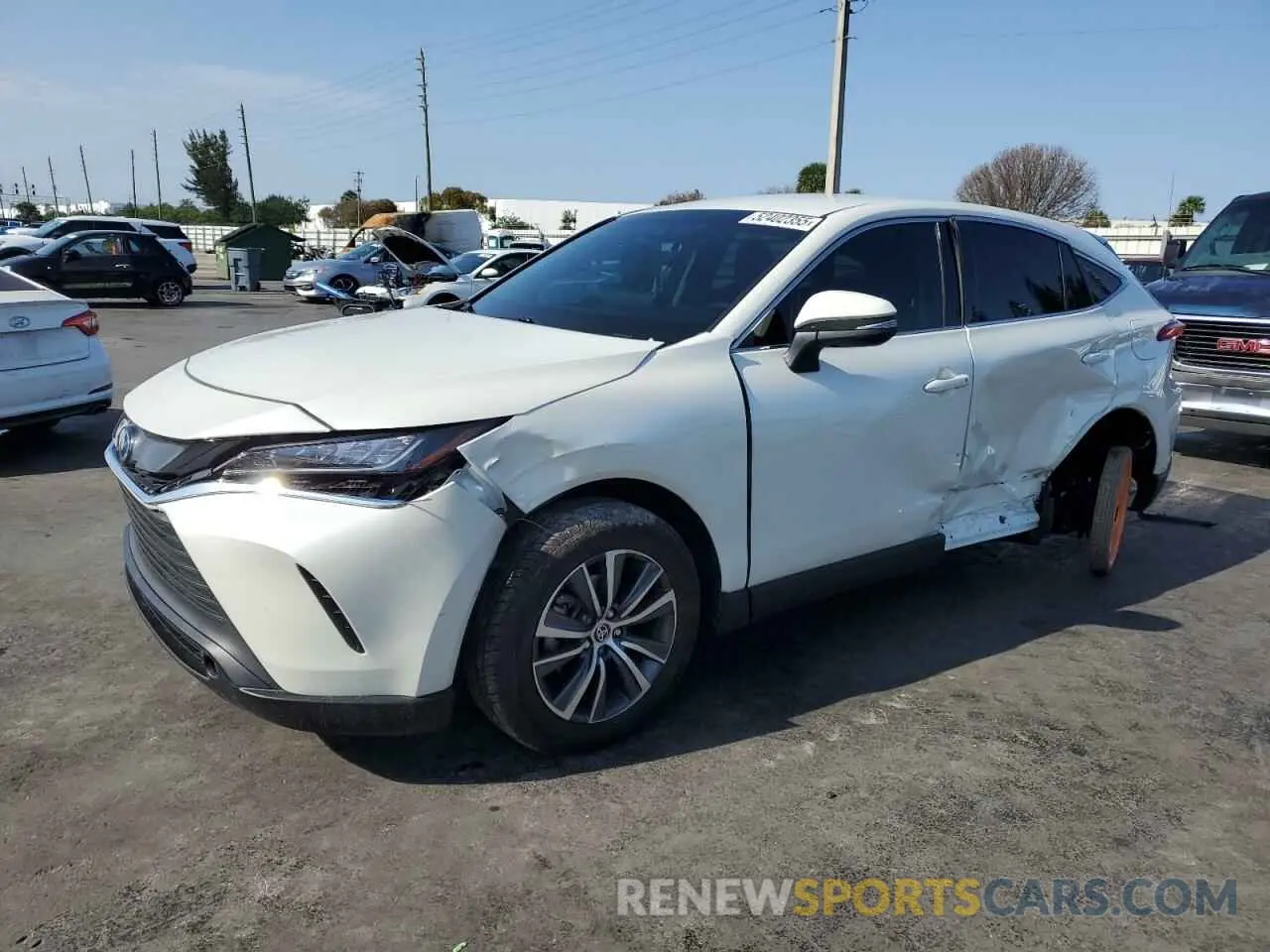 1 Photograph of a damaged car JTEAAAAH1NJ114937 TOYOTA VENZA 2022