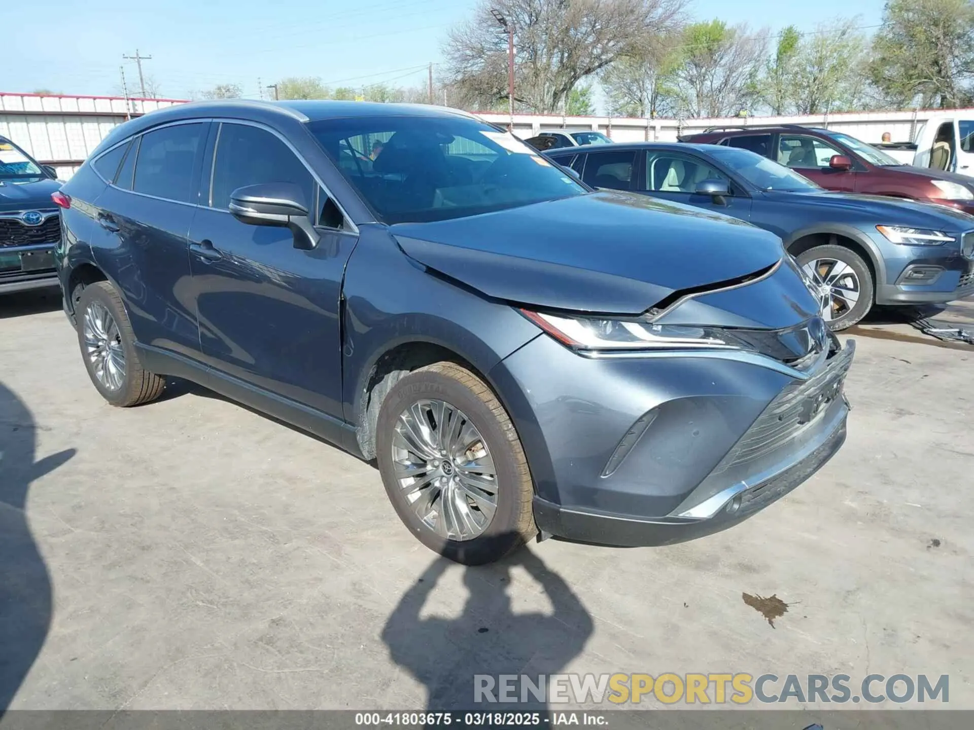 1 Photograph of a damaged car JTEAAAAH1NJ117577 TOYOTA VENZA 2022