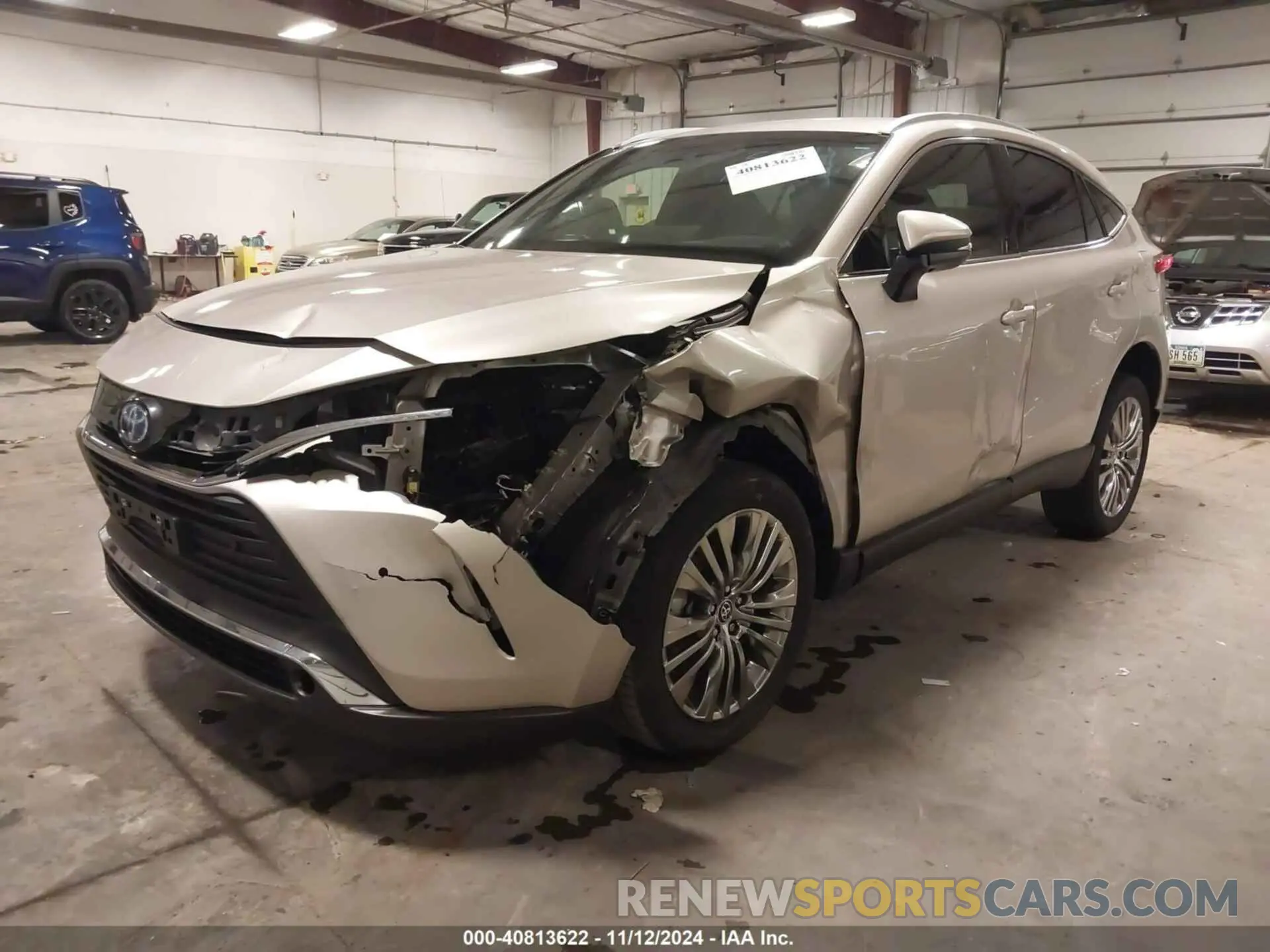 2 Photograph of a damaged car JTEAAAAH2NJ113912 TOYOTA VENZA 2022