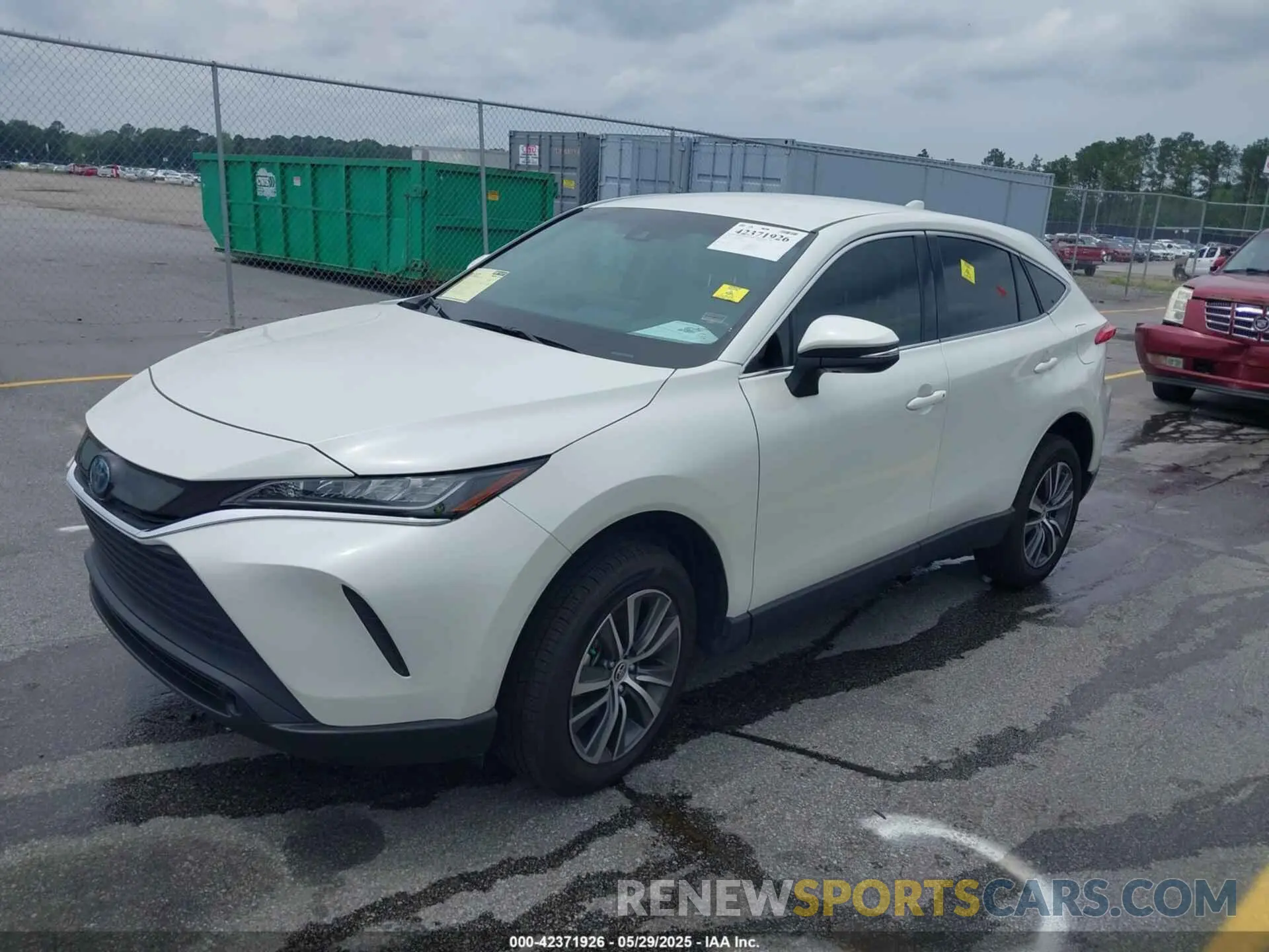 2 Photograph of a damaged car JTEAAAAH3NJ094142 TOYOTA VENZA 2022
