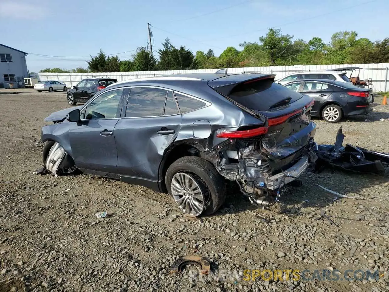 2 Photograph of a damaged car JTEAAAAH3NJ097140 TOYOTA VENZA 2022