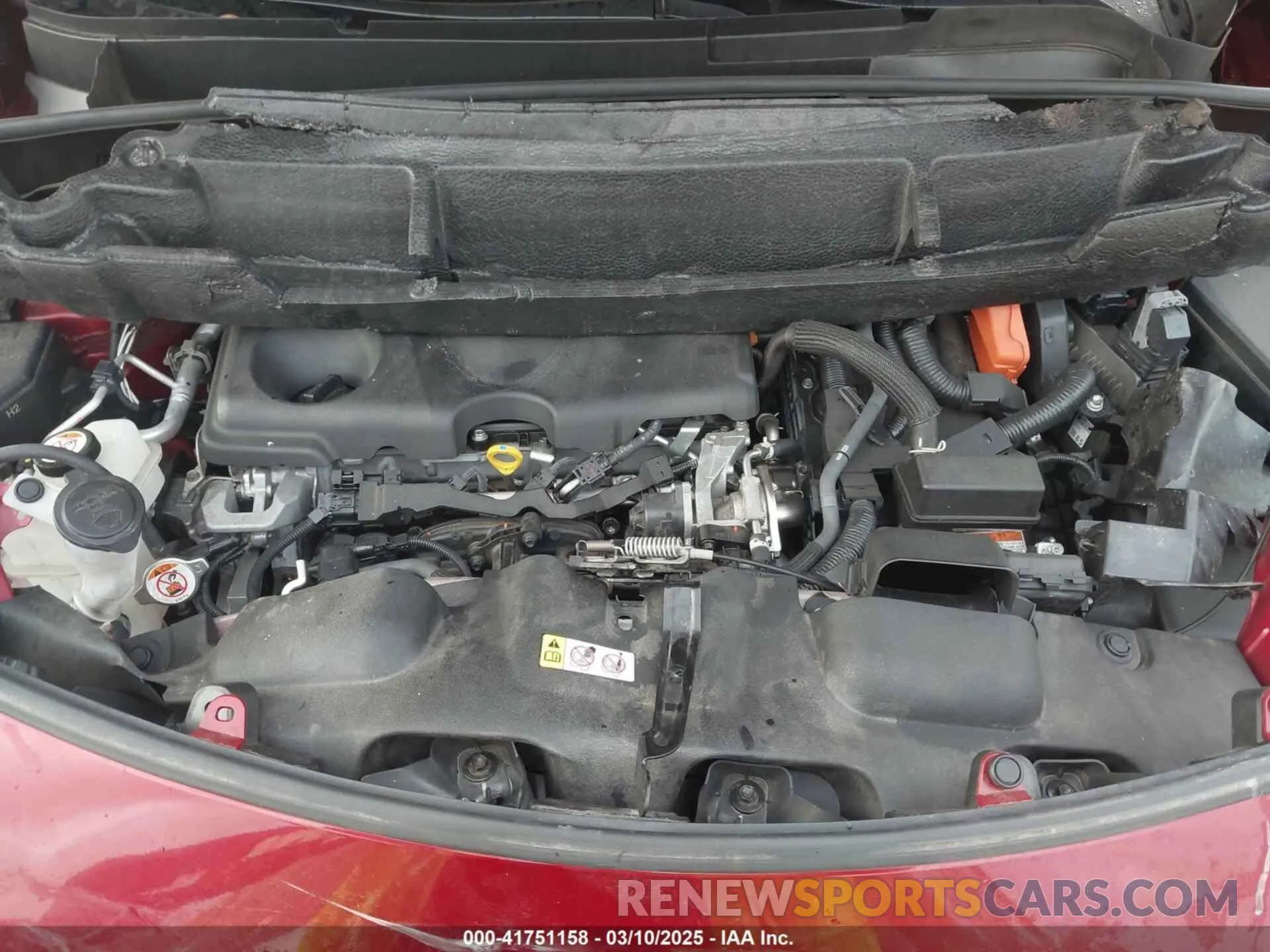 10 Photograph of a damaged car JTEAAAAH3NJ105740 TOYOTA VENZA 2022