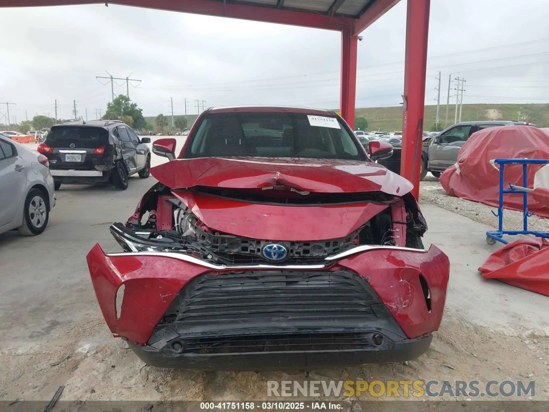 6 Photograph of a damaged car JTEAAAAH3NJ105740 TOYOTA VENZA 2022