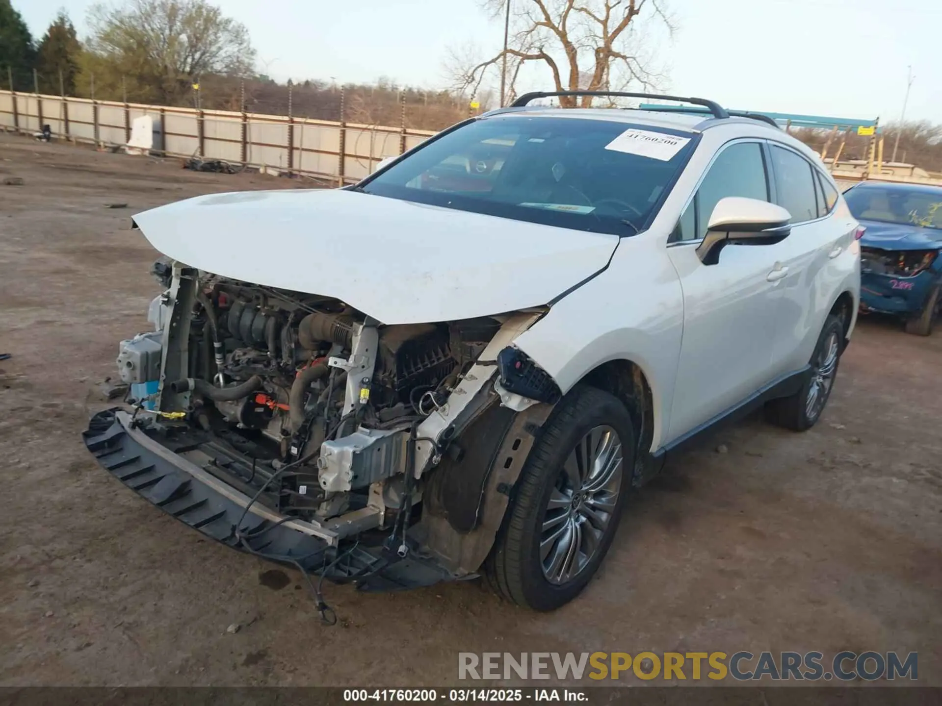 2 Photograph of a damaged car JTEAAAAH3NJ112266 TOYOTA VENZA 2022