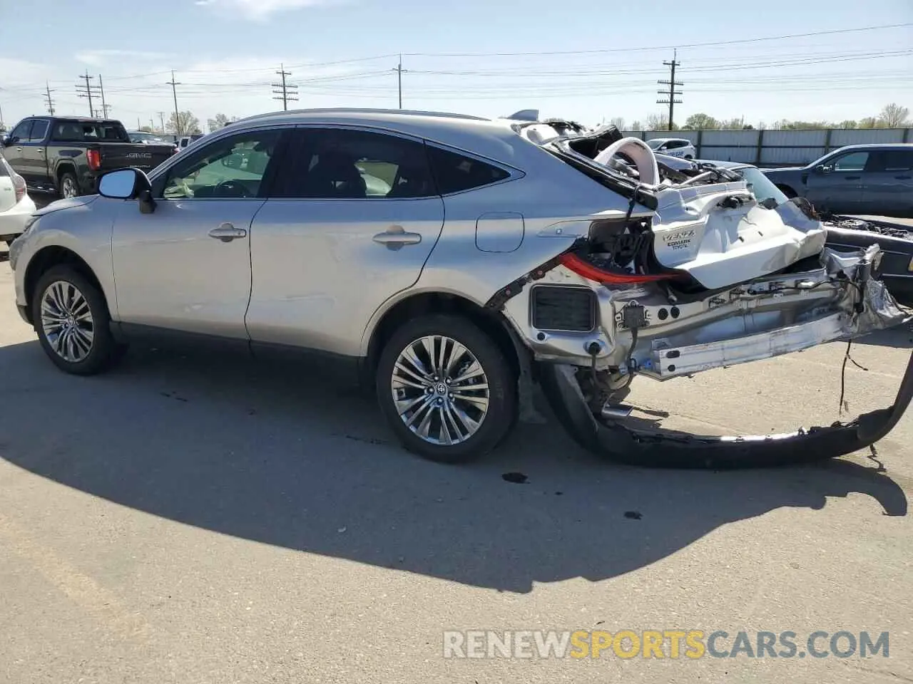 2 Photograph of a damaged car JTEAAAAH5NJ103293 TOYOTA VENZA 2022