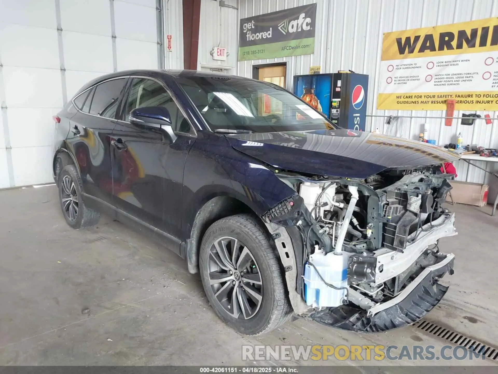 1 Photograph of a damaged car JTEAAAAH6NJ090778 TOYOTA VENZA 2022