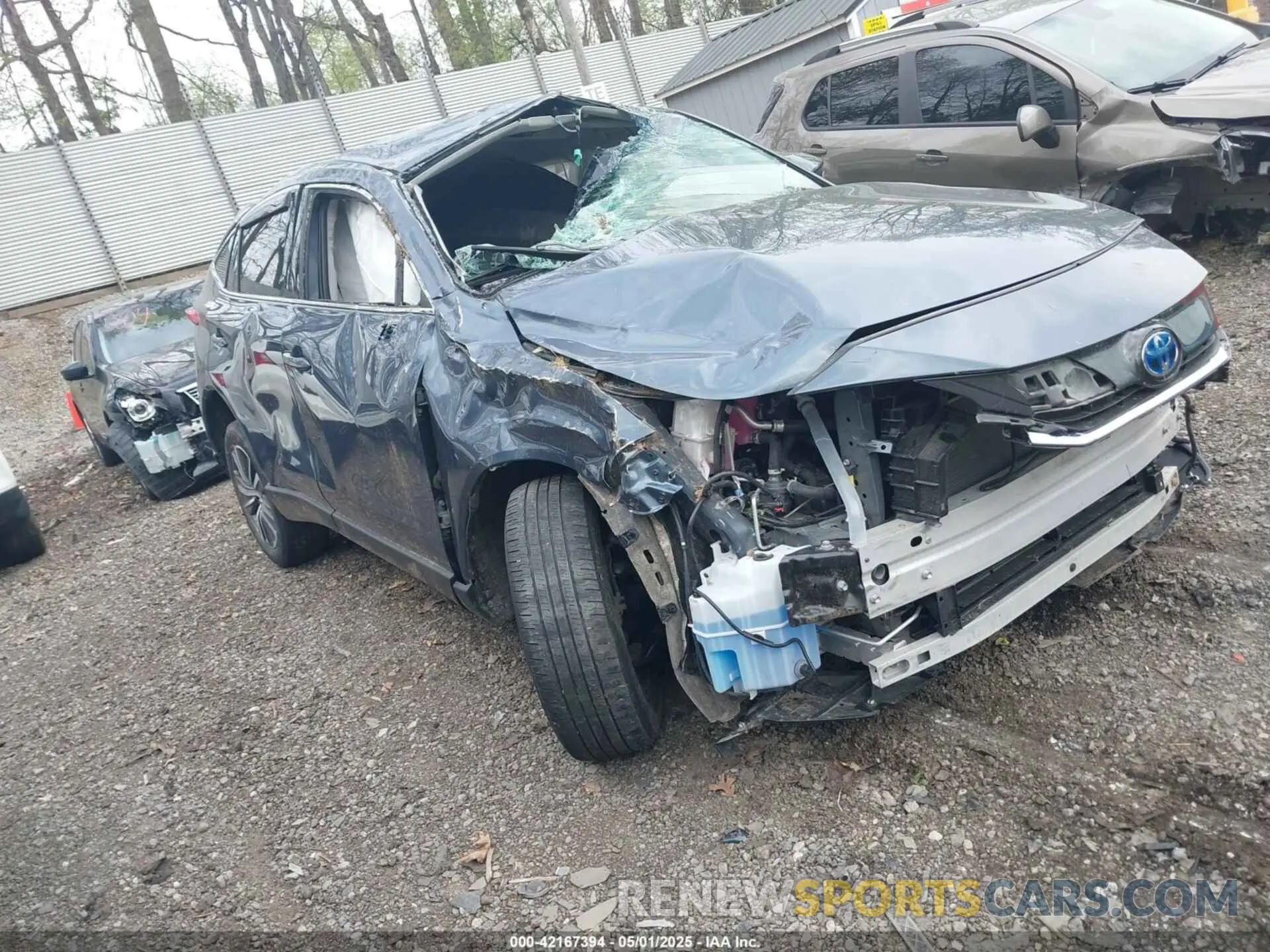 1 Photograph of a damaged car JTEAAAAH7NJ115316 TOYOTA VENZA 2022
