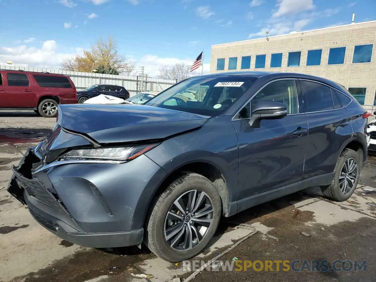 1 Photograph of a damaged car JTEAAAAH8NJ105880 TOYOTA VENZA 2022