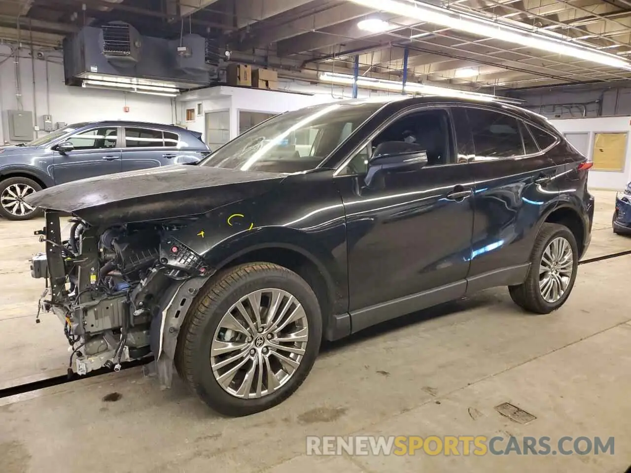 1 Photograph of a damaged car JTEAAAAH8NJ107225 TOYOTA VENZA 2022