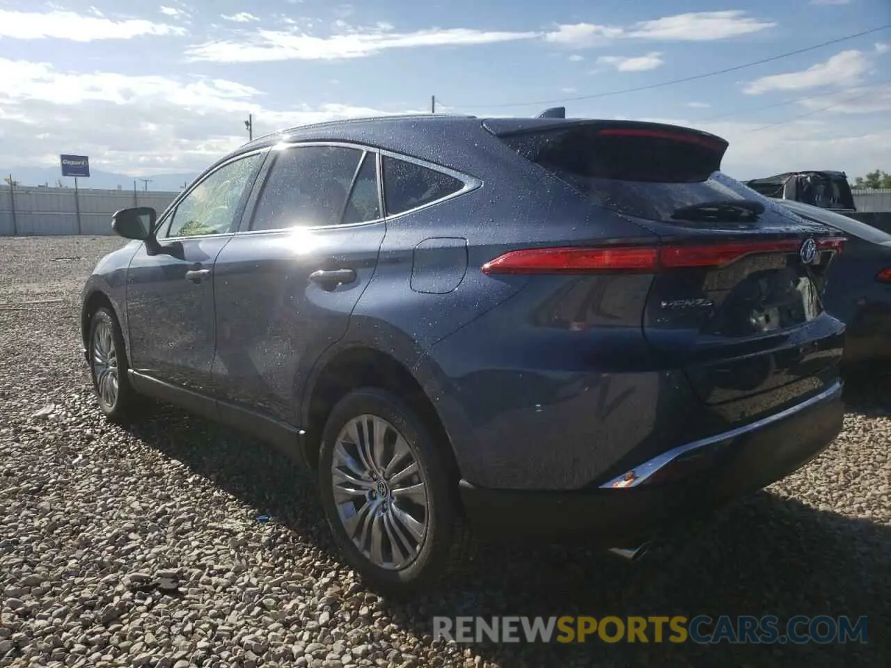 3 Photograph of a damaged car JTEAAAAHXNJ089522 TOYOTA VENZA 2022