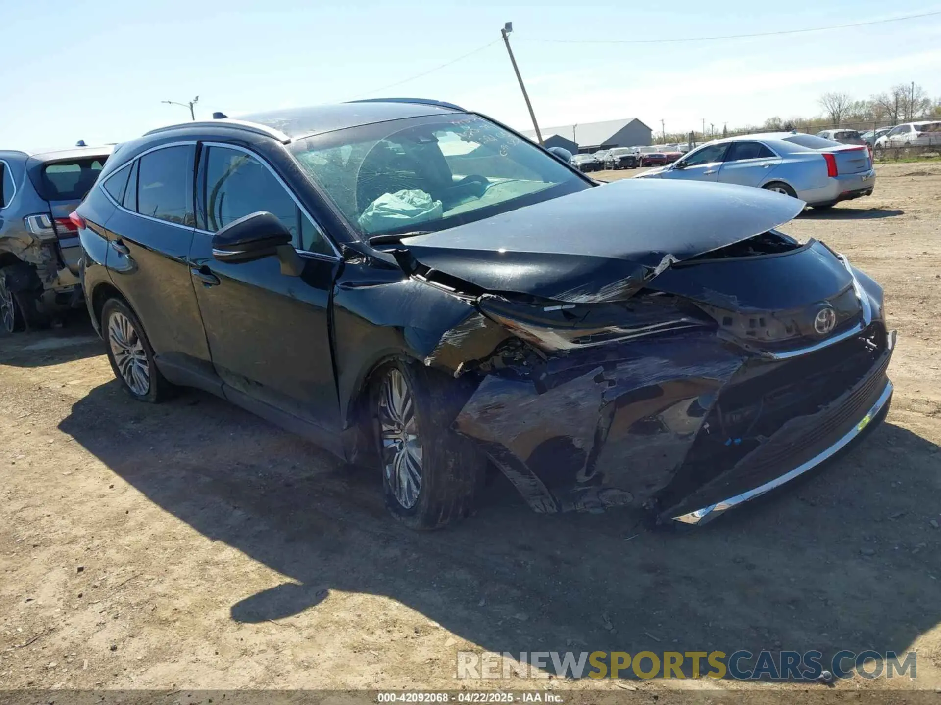 1 Photograph of a damaged car JTEAAAAH0PJ128105 TOYOTA VENZA 2023