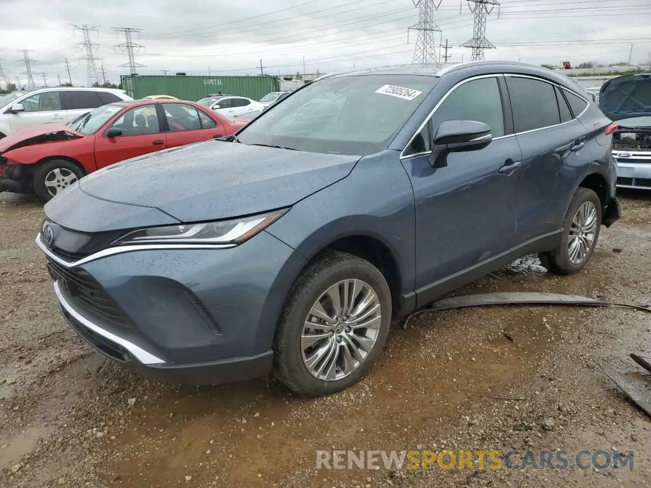 1 Photograph of a damaged car JTEAAAAH0PJ135748 TOYOTA VENZA 2023