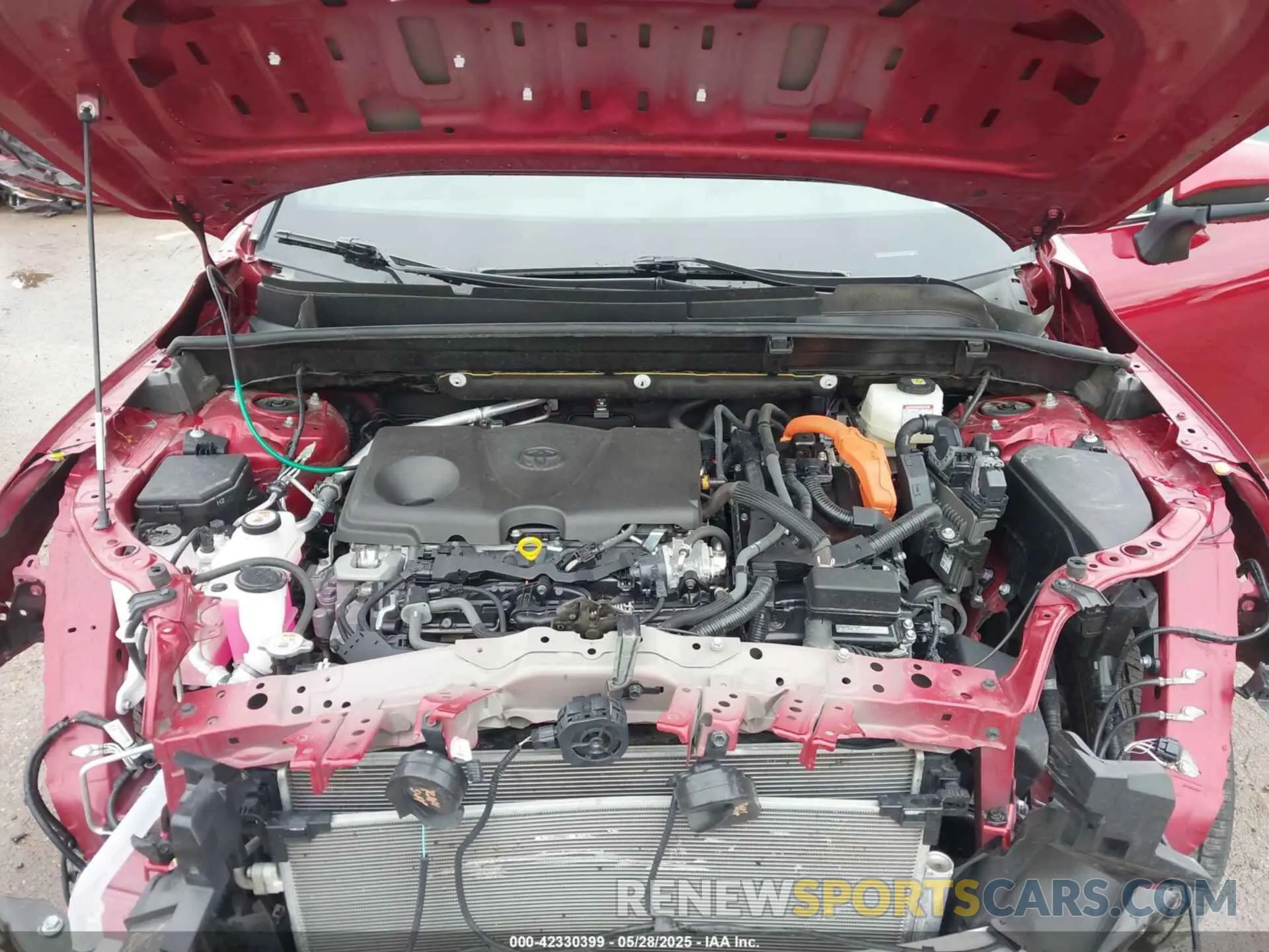 10 Photograph of a damaged car JTEAAAAH4PJ122517 TOYOTA VENZA 2023
