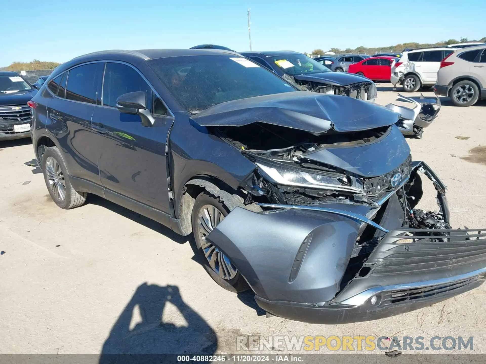 1 Photograph of a damaged car JTEAAAAH5PJ132893 TOYOTA VENZA 2023