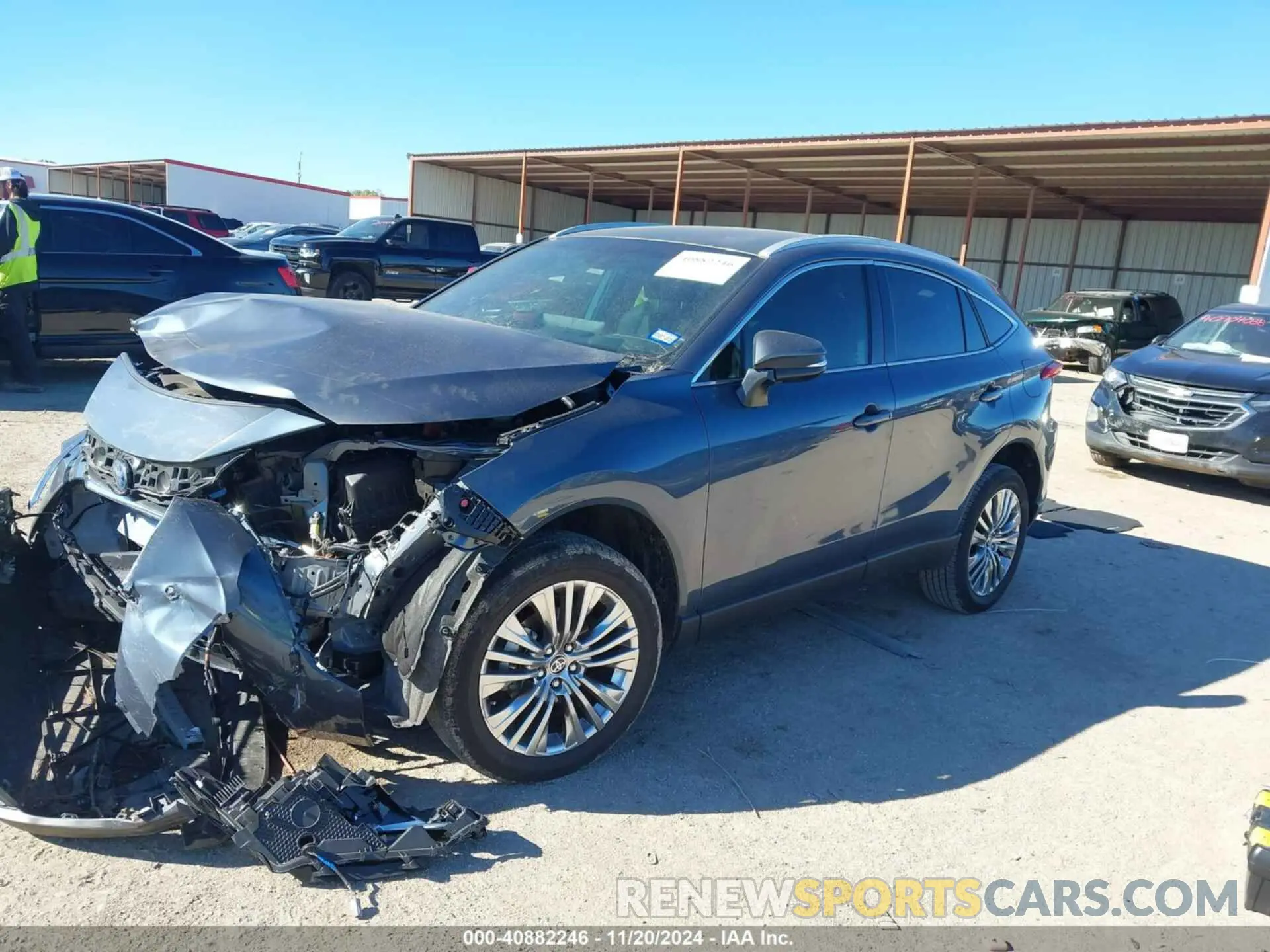 2 Photograph of a damaged car JTEAAAAH5PJ132893 TOYOTA VENZA 2023