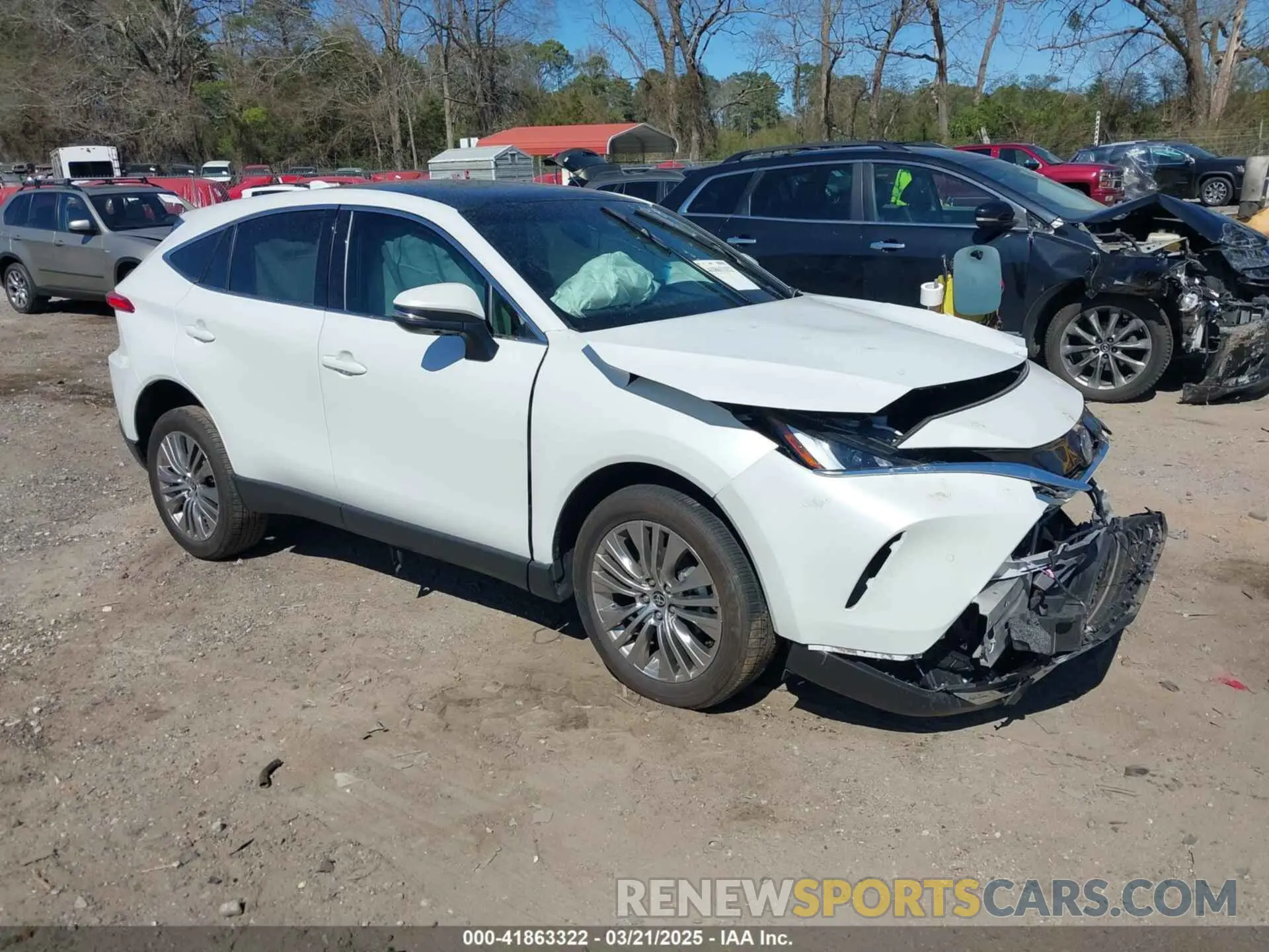 1 Photograph of a damaged car JTEAAAAH5PJ136989 TOYOTA VENZA 2023