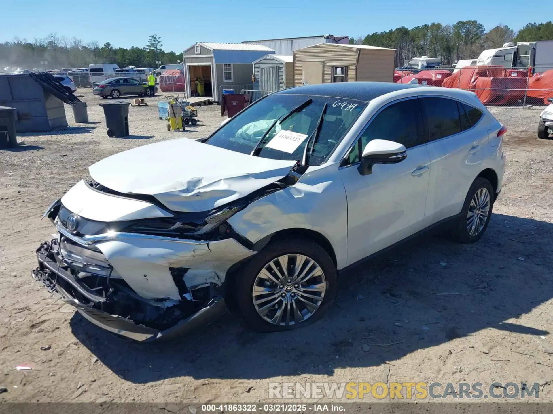 2 Photograph of a damaged car JTEAAAAH5PJ136989 TOYOTA VENZA 2023
