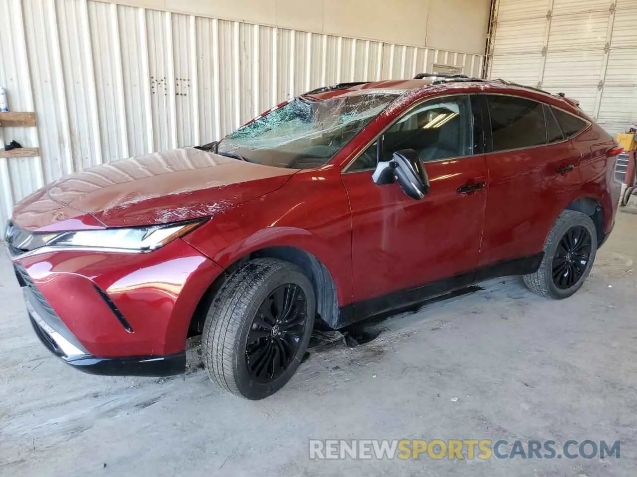 1 Photograph of a damaged car JTEAAAAH6PJ126746 TOYOTA VENZA 2023