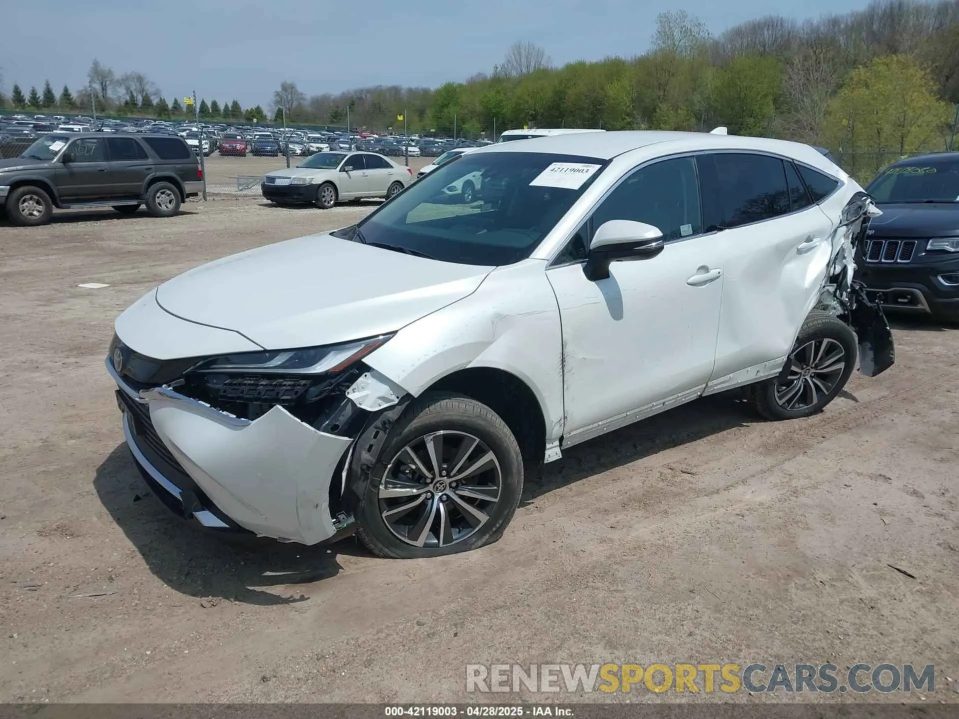 2 Photograph of a damaged car JTEAAAAH7PJ119708 TOYOTA VENZA 2023