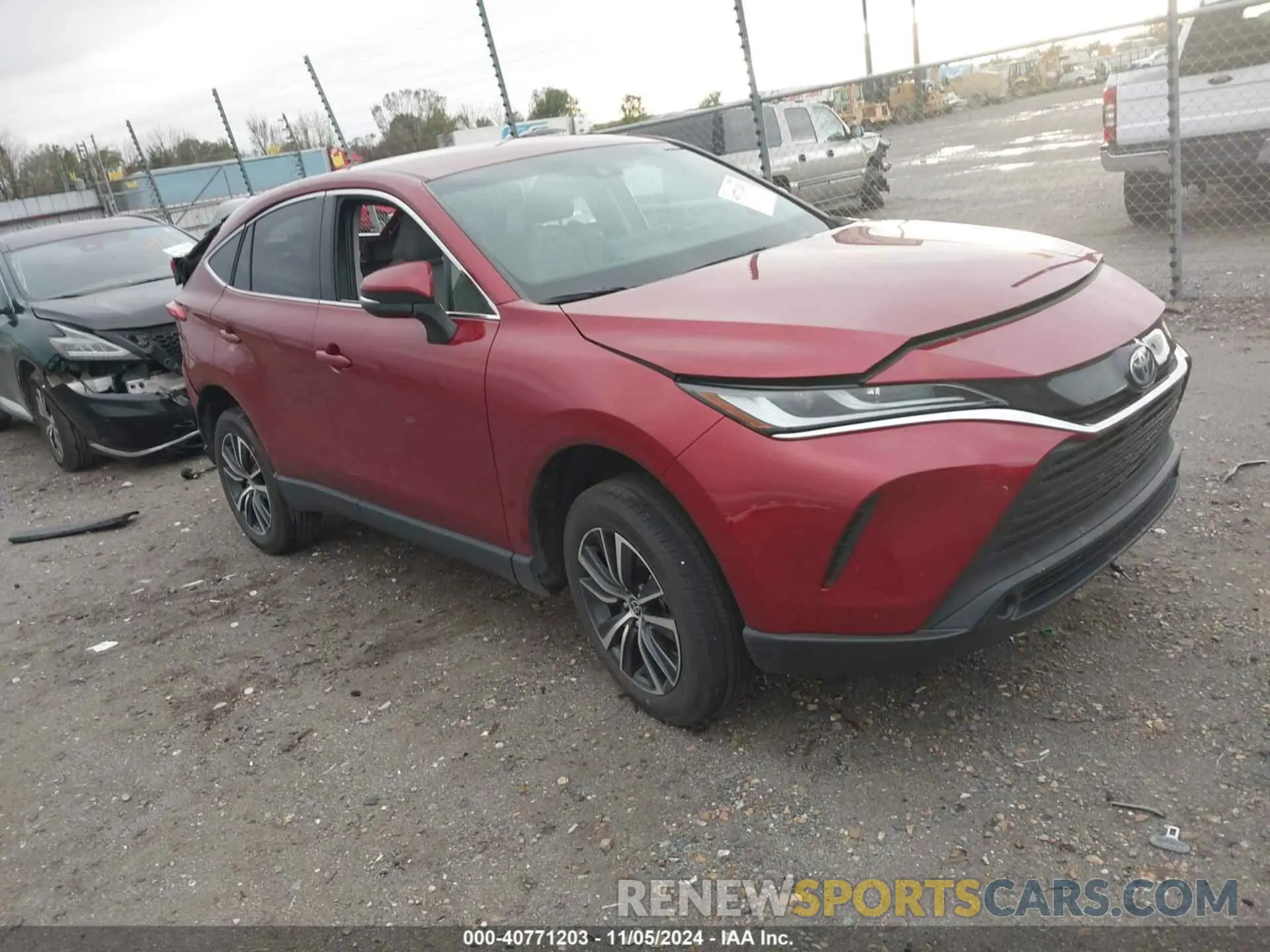 1 Photograph of a damaged car JTEAAAAH8PJ120088 TOYOTA VENZA 2023