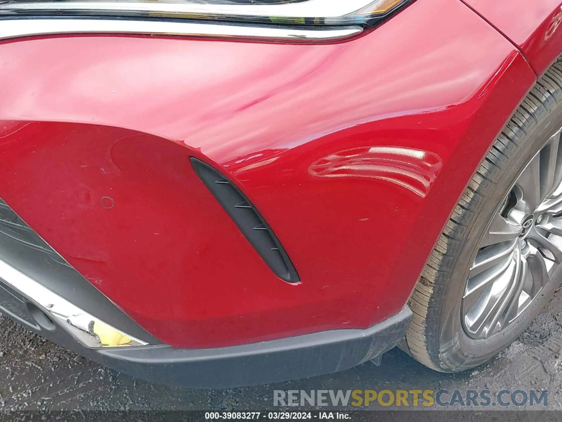 21 Photograph of a damaged car JTEAAAAH9PJ141208 TOYOTA VENZA 2023