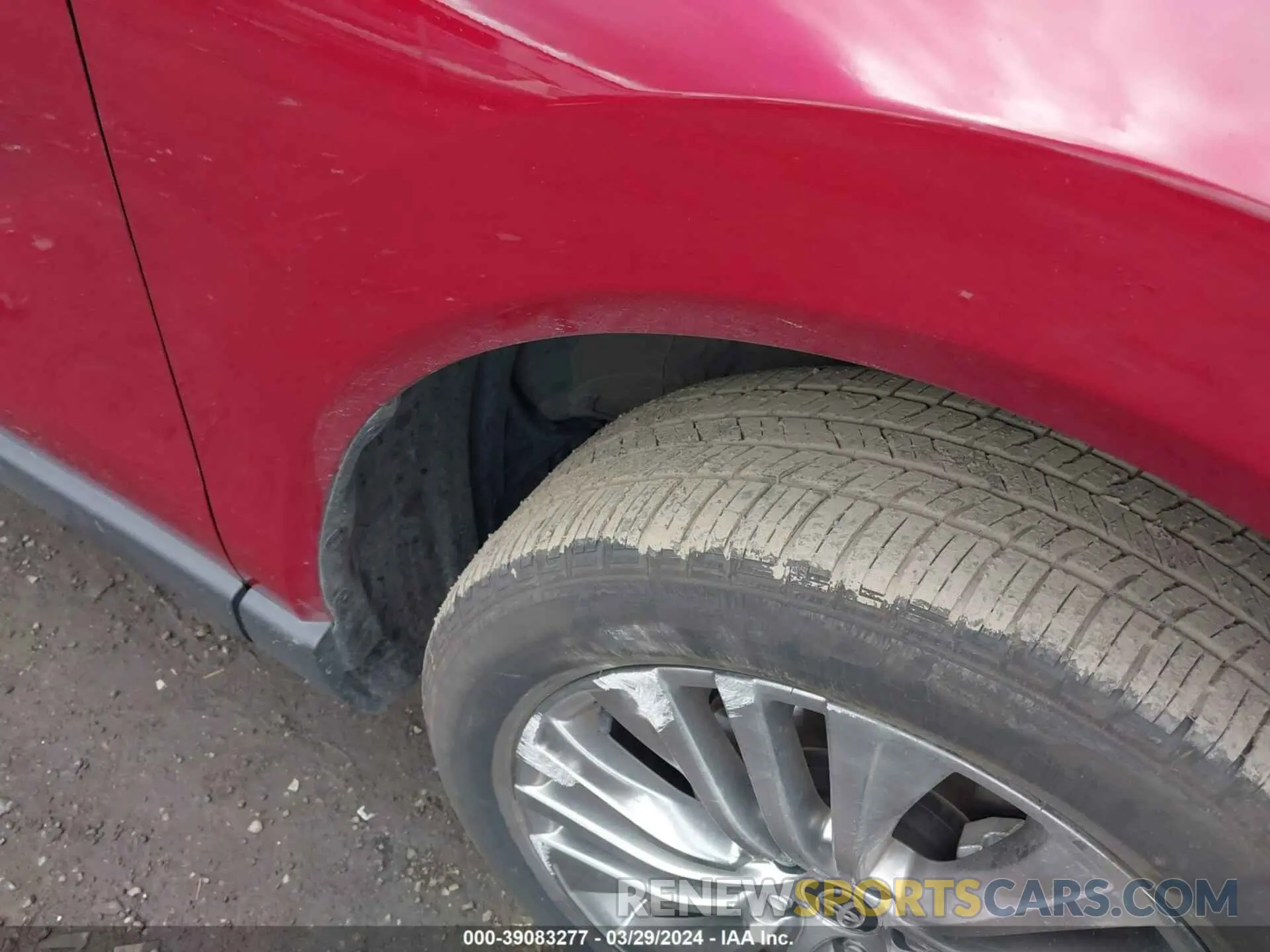 22 Photograph of a damaged car JTEAAAAH9PJ141208 TOYOTA VENZA 2023