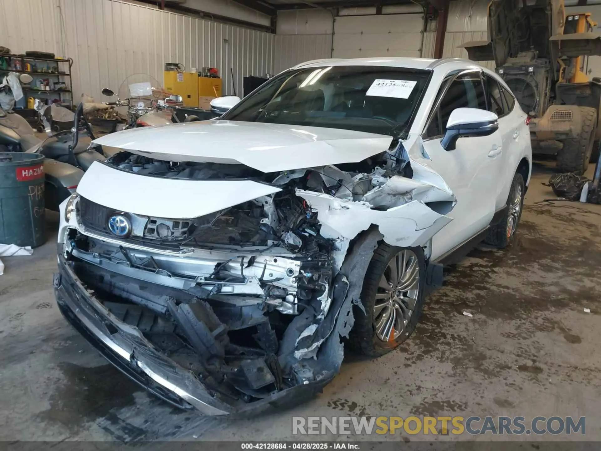 2 Photograph of a damaged car JTEAAAAHXPJ130945 TOYOTA VENZA 2023