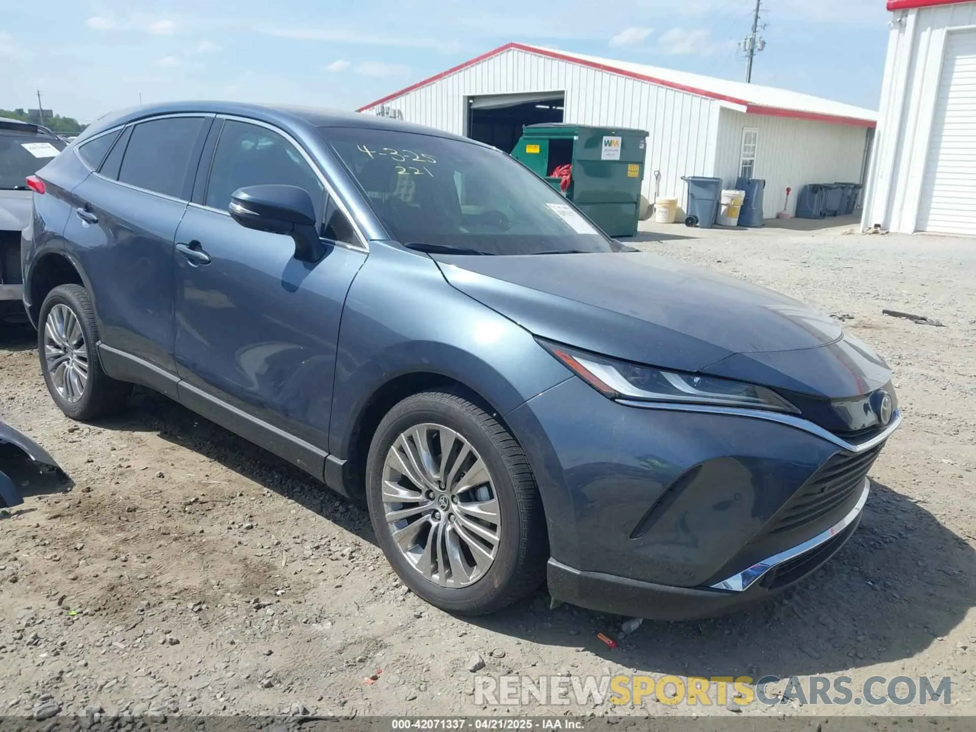 1 Photograph of a damaged car JTEAAAAH0RJ182376 TOYOTA VENZA 2024