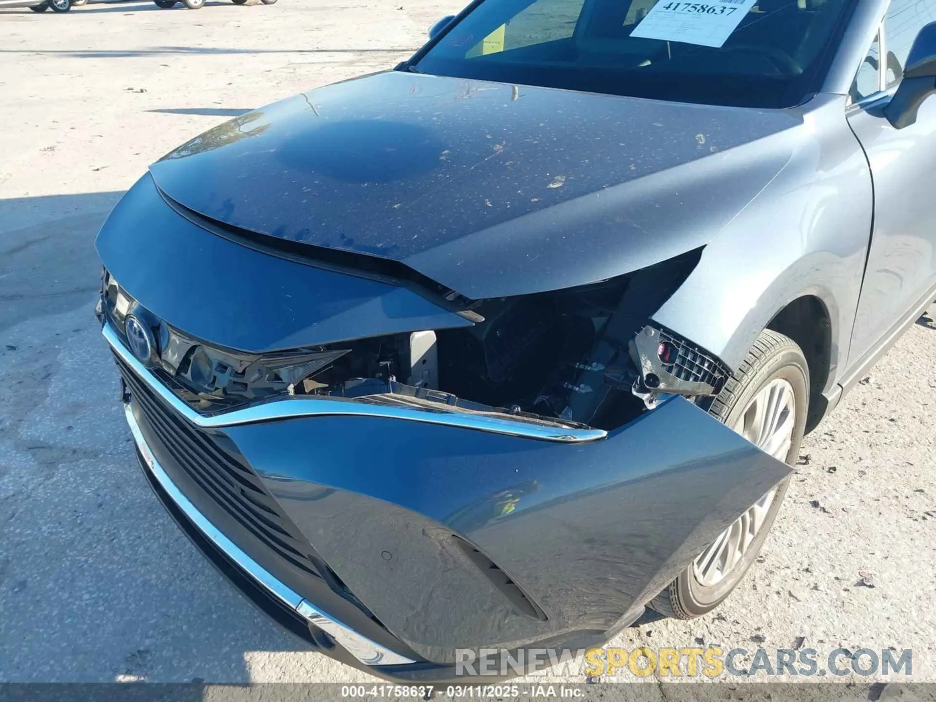 21 Photograph of a damaged car JTEAAAAH1RJ177932 TOYOTA VENZA 2024