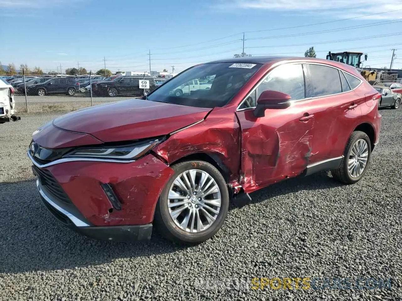 1 Photograph of a damaged car JTEAAAAH1RJ180488 TOYOTA VENZA 2024