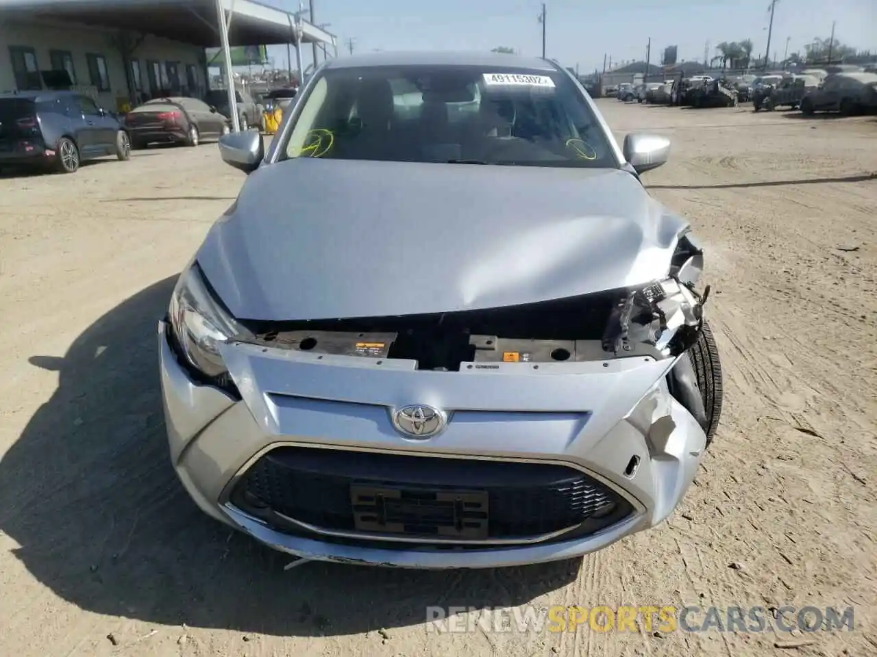 9 Photograph of a damaged car 3MYDLBYV0KY507074 TOYOTA YARIS 2019